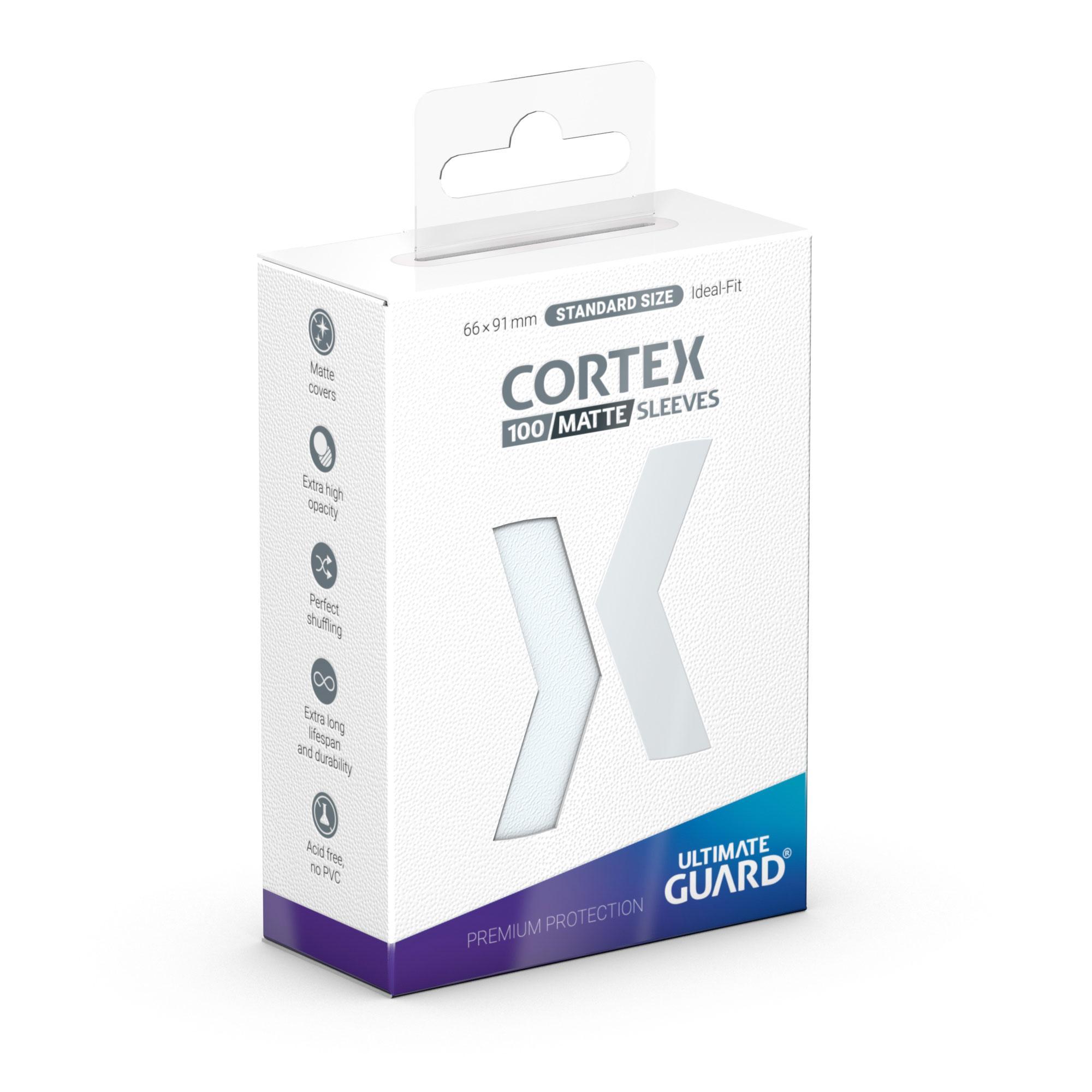 Ultimate Guard Cortex Sleeves (100) Standard Size Matte Transparent Ultimate Guard Cortex Sleeves (100) Standard Size Matte Transparent