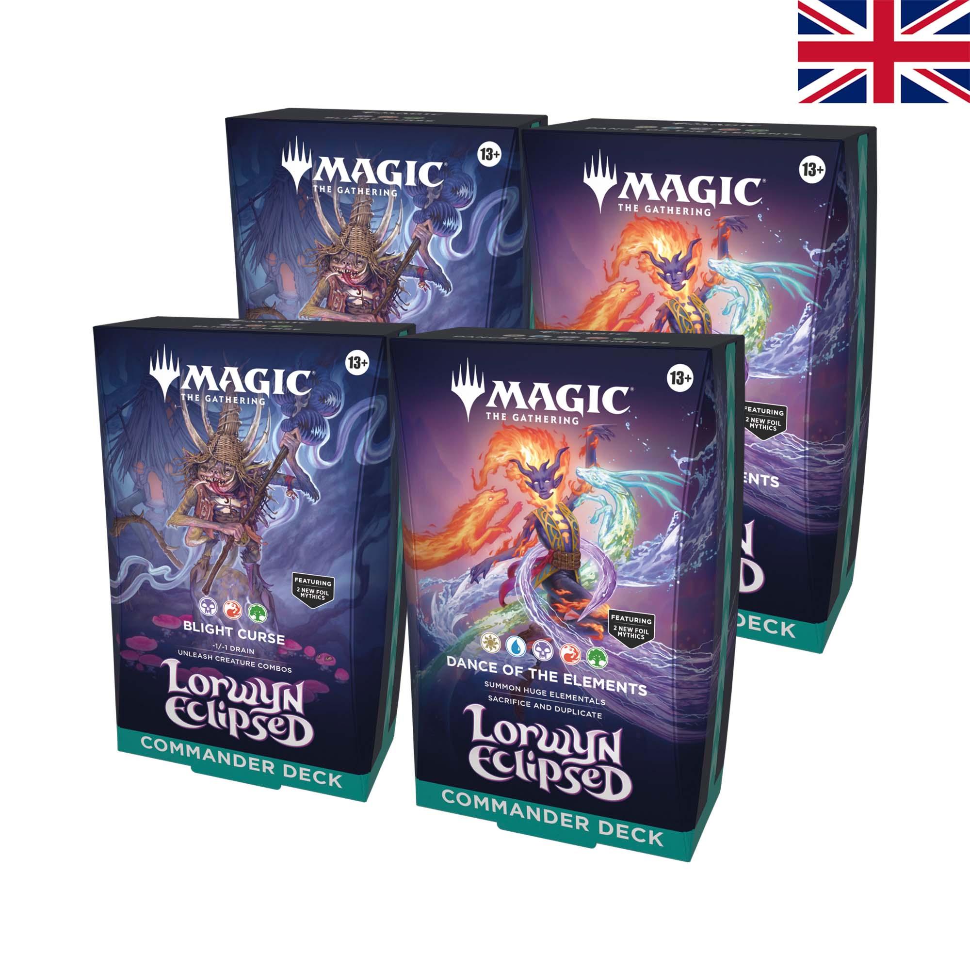 MTG - Lorwyn Eclipsed: Commander Deck Display (4) EN