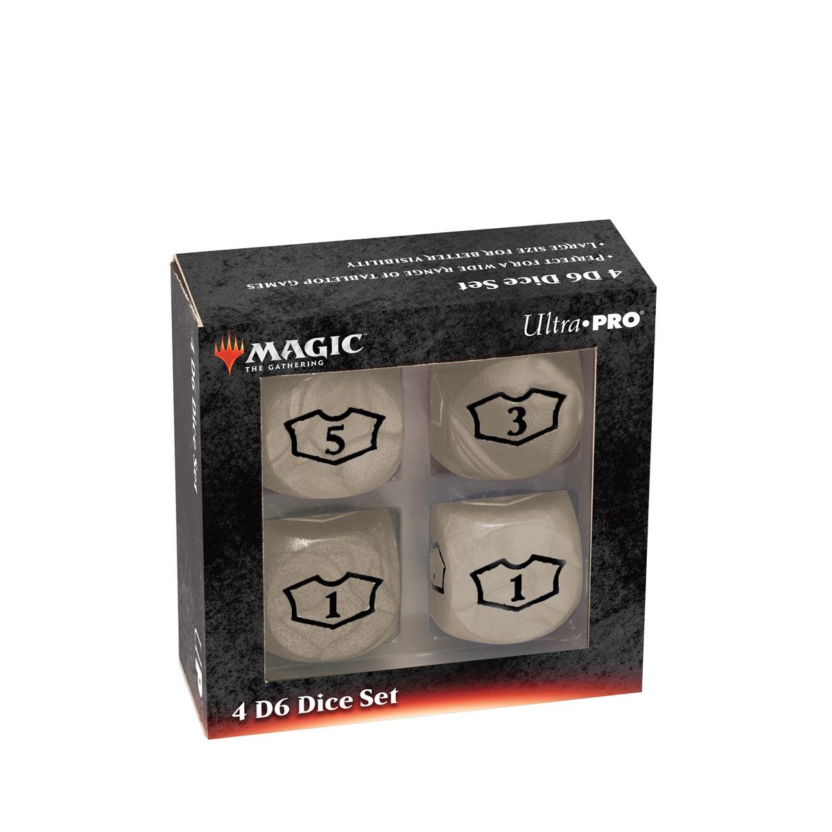 UP - Deluxe 22MM White Mana Loyalty Dice Set for Magic: The Gathering