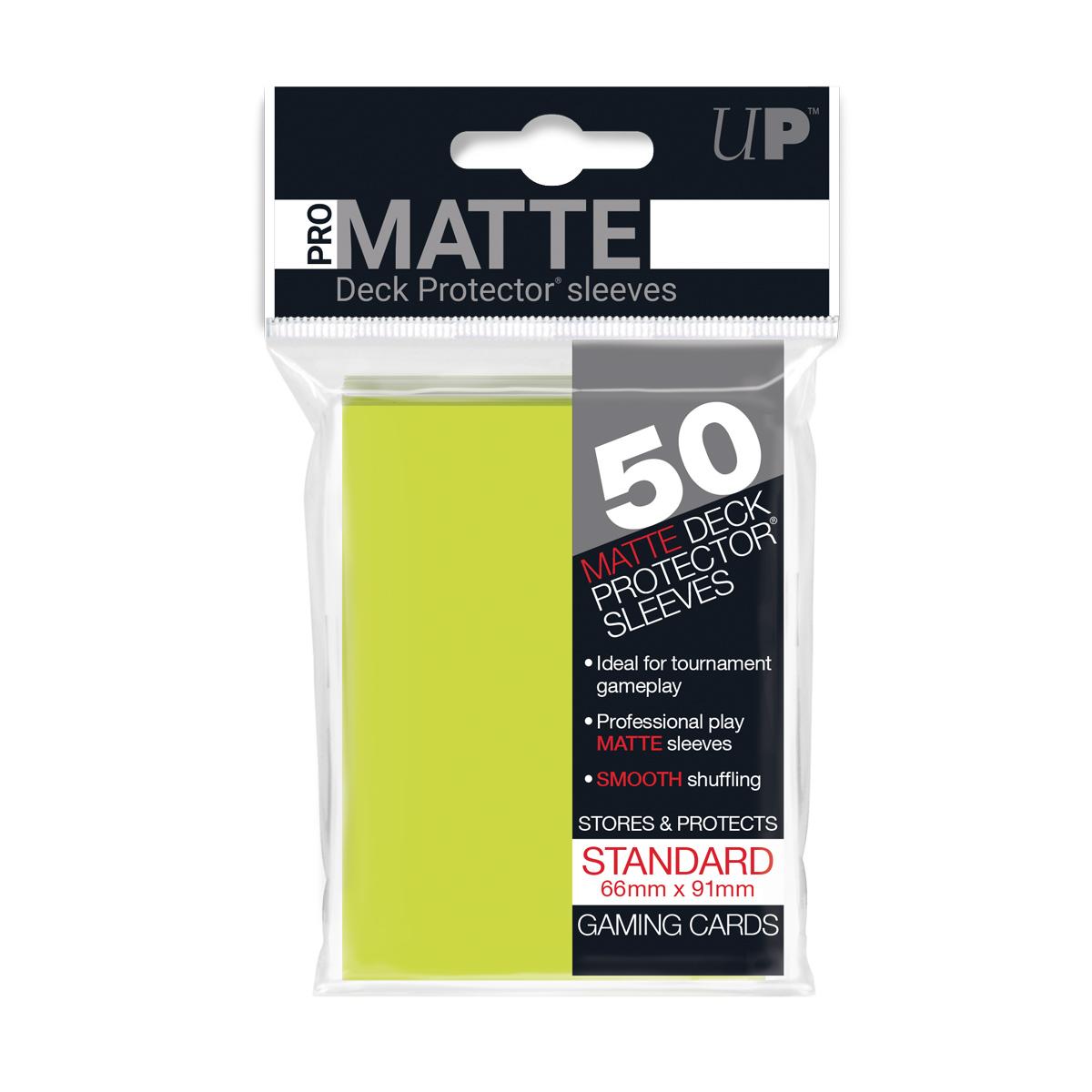 Ultra Pro - Pro Matte Standard - Bright Yellow (50) Ultra Pro - Pro Matte Standard - Bright Yellow (50)