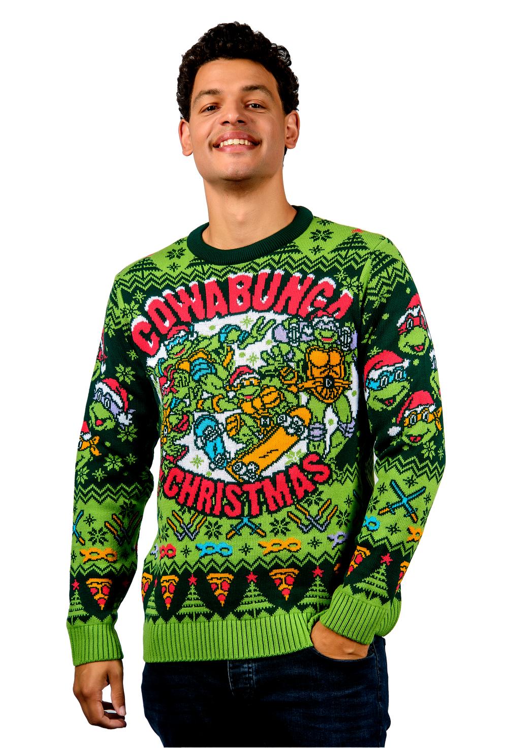 Teenage Mutant Ninja Turtles Christmas Jumper - Größe: L Teenage Mutant Ninja Turtles Christmas Jumper - Größe: L