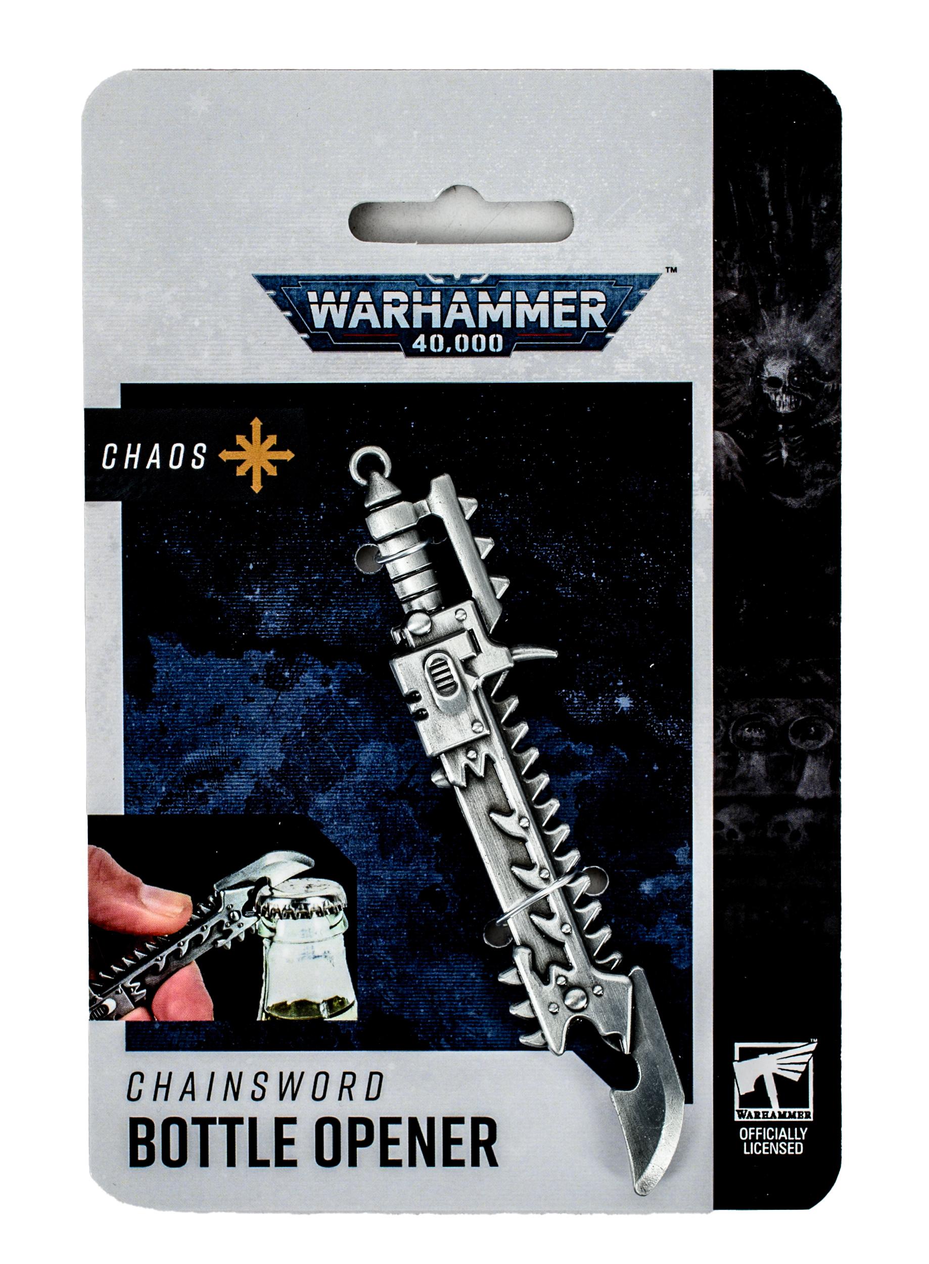 Warhammer 40000 Chaos Chainsword Bottle Opener