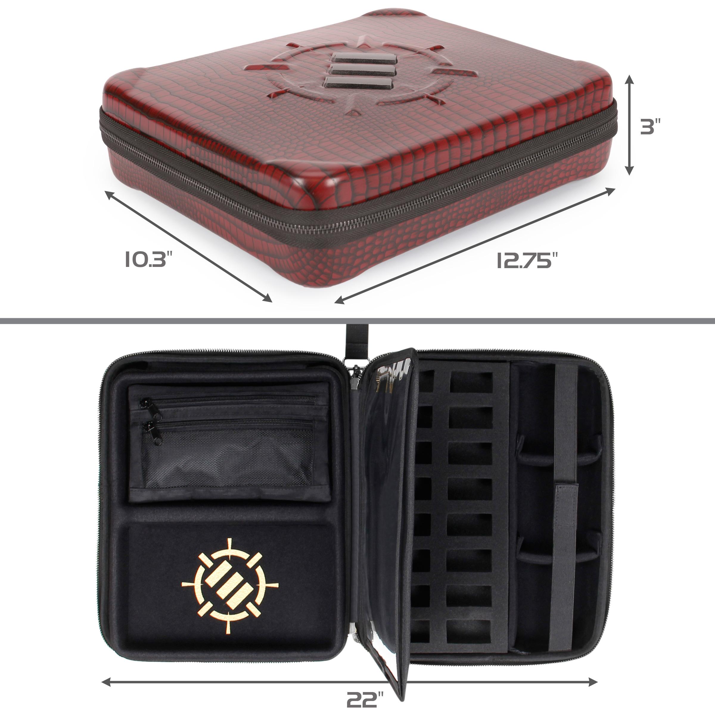 ENHANCE Collector's Edition RPG Organizer Case - Dragon Red