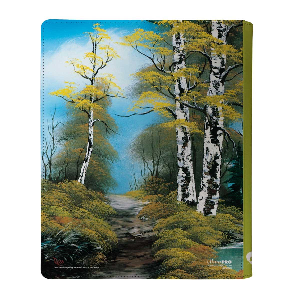 Ultra Pro - Bob Ross Lakeside Path 9-Pocket Zippered PRO-Binder Ultra Pro - Bob Ross Lakeside Path 9-Pocket Zippered PRO-Binder