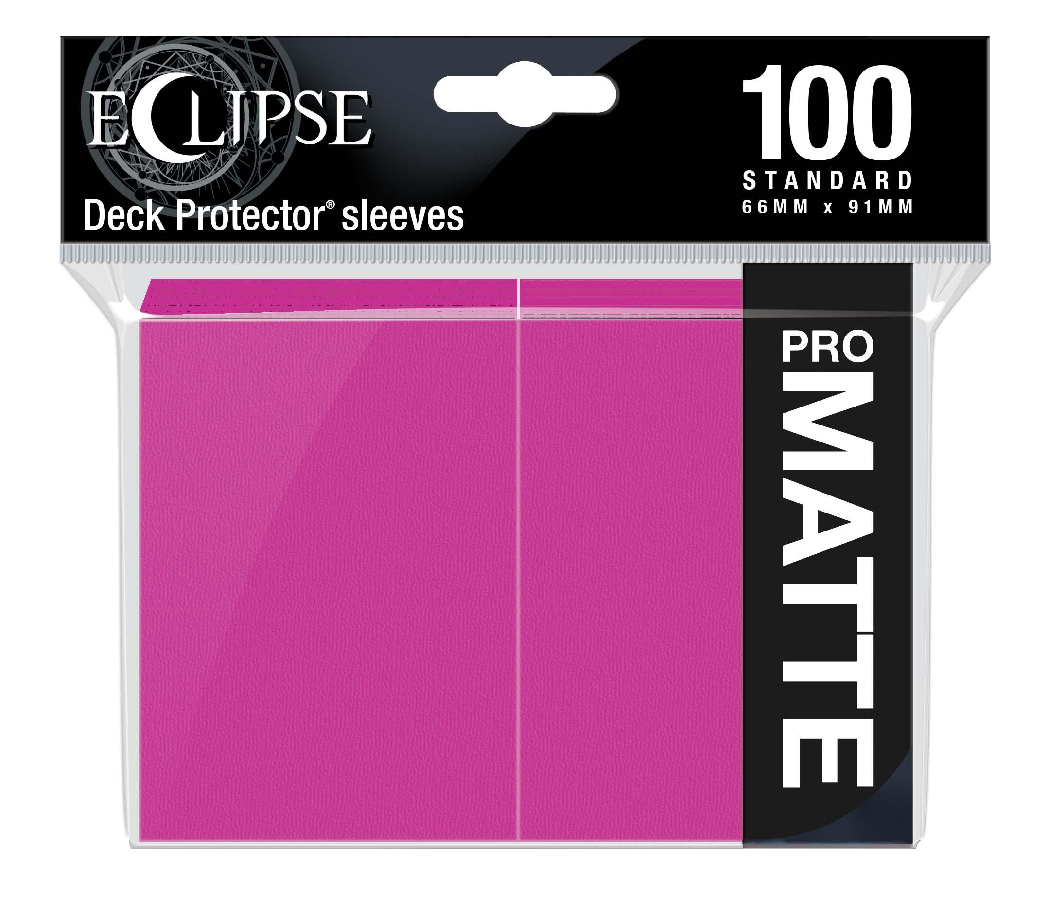 Eclipse Matte Standard Sleeves: Hot Pink Eclipse Matte Standard Sleeves: Hot Pink