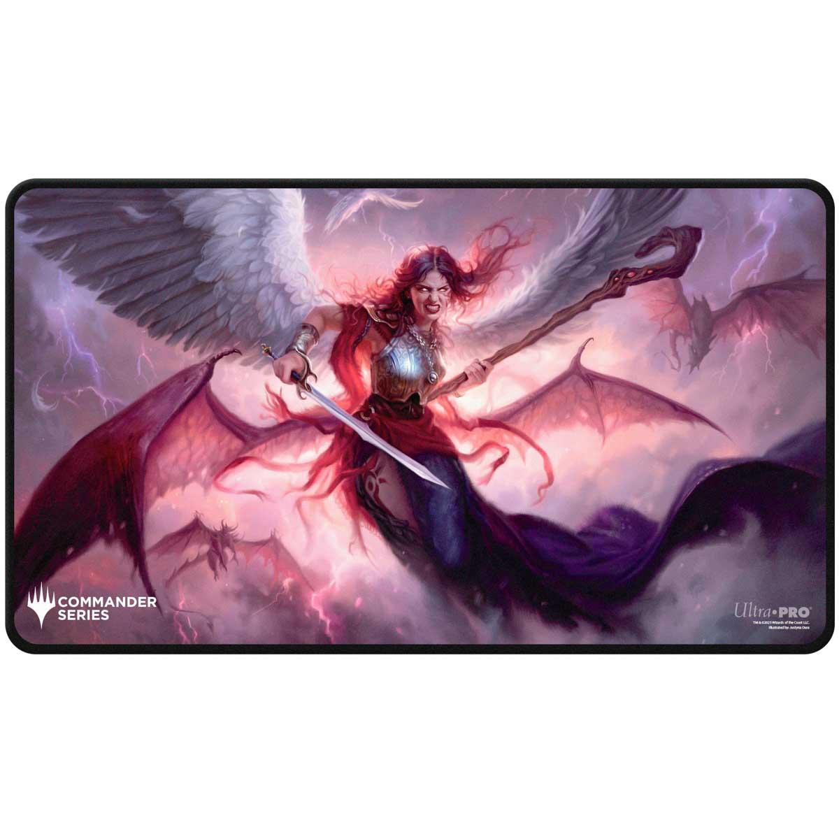 Ultra Pro - Magic The Gathering Commander Series 5 - Fan Voted - Kaalia of the Vast Black Stitched Edge Playmat Ultra Pro - Magic The Gathering Commander Series 5 - Fan Voted - Kaalia of the Vast Black Stitched Edge Playmat