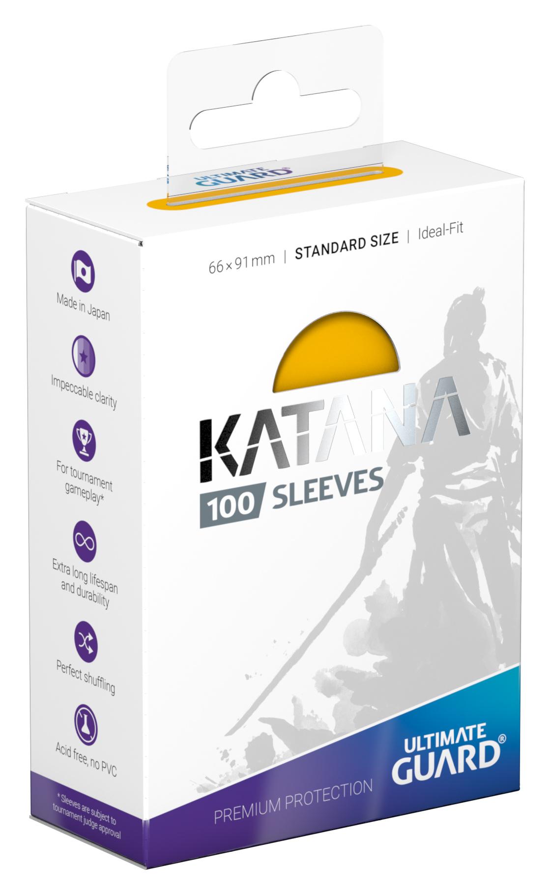 Ultimate Guard Katana Sleeves Standard Size Yellow (100) Ultimate Guard Katana Sleeves Standard Size Yellow (100)
