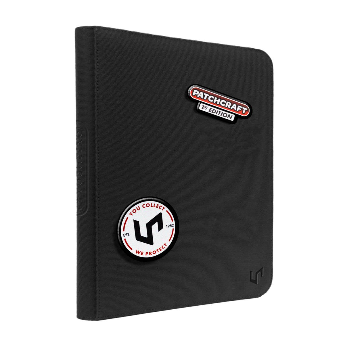Ultra Pro - PATCHCRAFT - Zippered 9-Pocket PRO-Binder Black Ultra Pro - PATCHCRAFT - Zippered 9-Pocket PRO-Binder Black