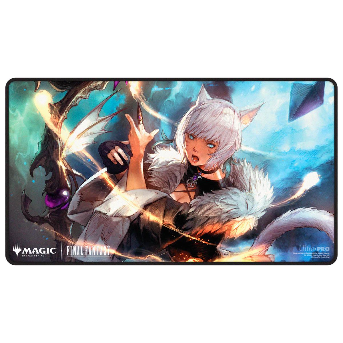 Ultra Pro - MTG: Final Fantasy Black Stitched Playmat Premium Z for Magic: The Gathering