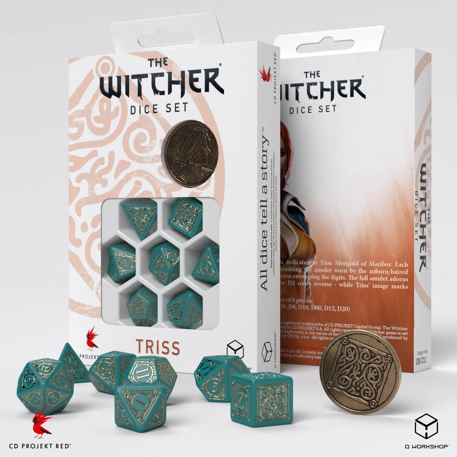The Witcher Dice Set. Triss. The Beautiful Healer The Witcher Dice Set. Triss. The Beautiful Healer