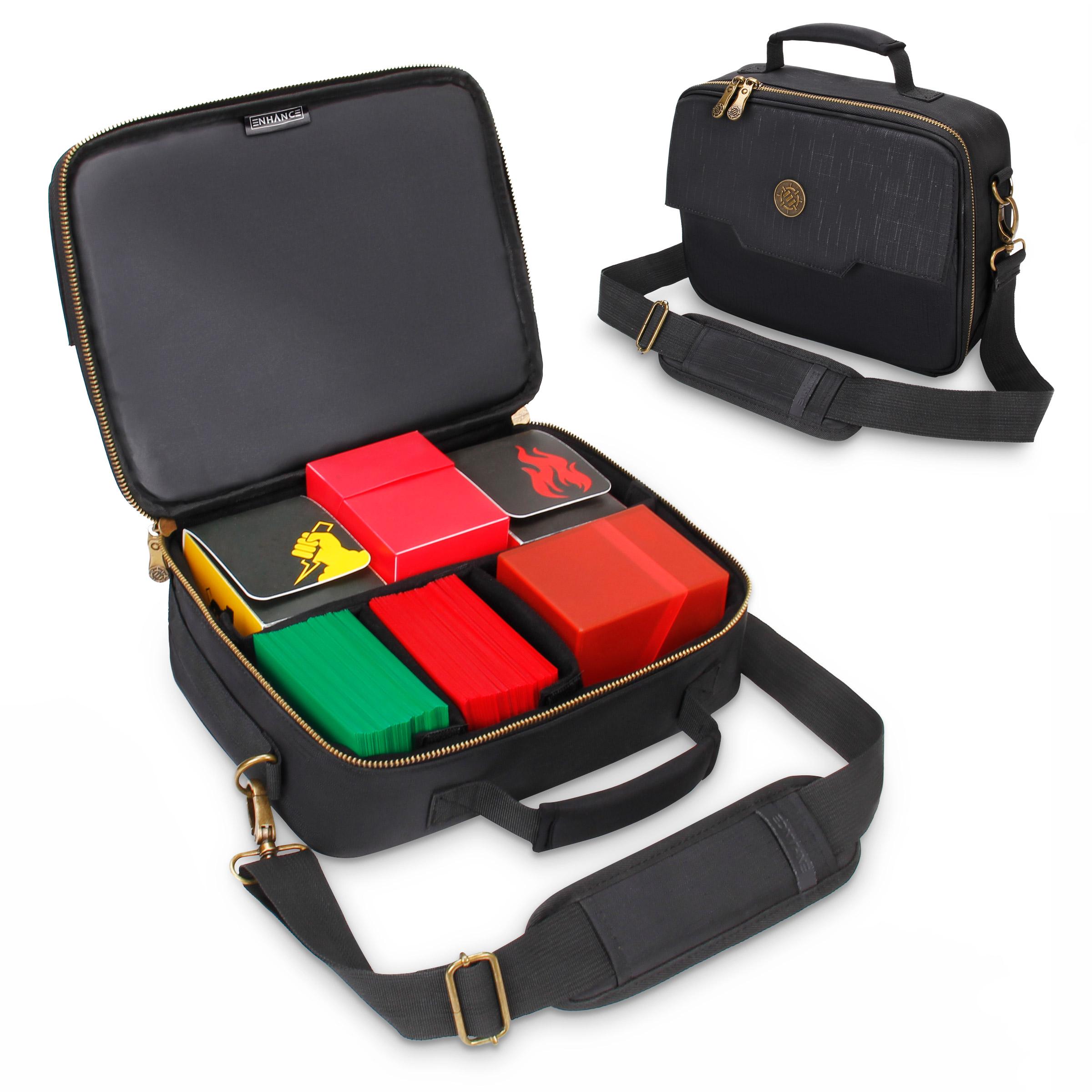 ENHANCE MTG Card Box Storage Case - Black ENHANCE MTG Card Box Storage Case - Black