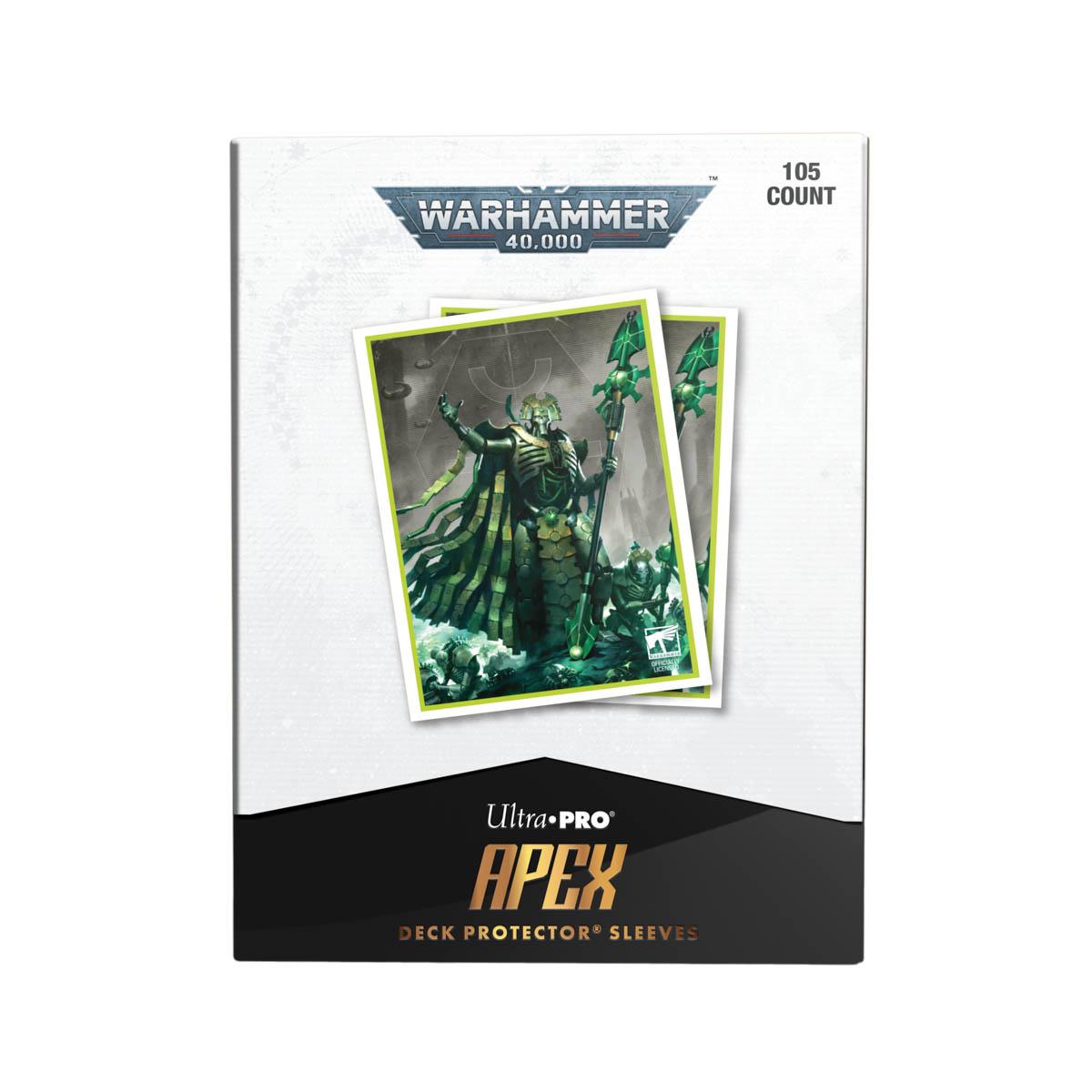 Ultra Pro - Necron Codex Aligned 105ct Apex Deck Protector sleeves for Warhammer 40,000 Ultra Pro - Necron Codex Aligned 105ct Apex Deck Protector sleeves for Warhammer 40,000