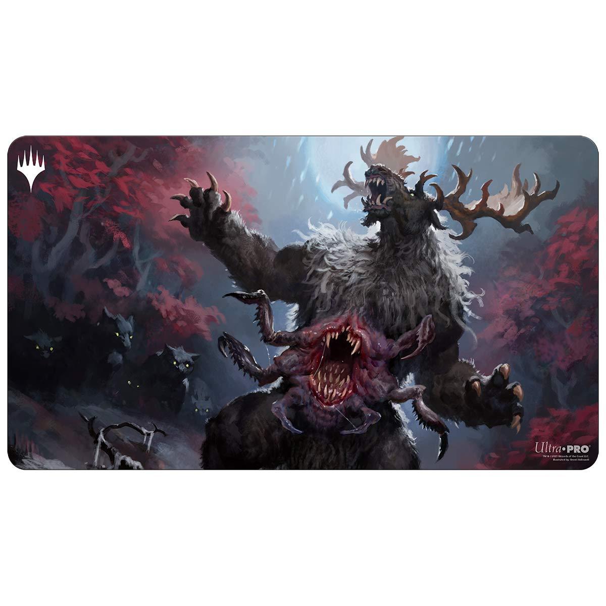 UP - Playmat for Magic: The Gathering Innistrad Crimson Vow Ulvenwald Behemoth