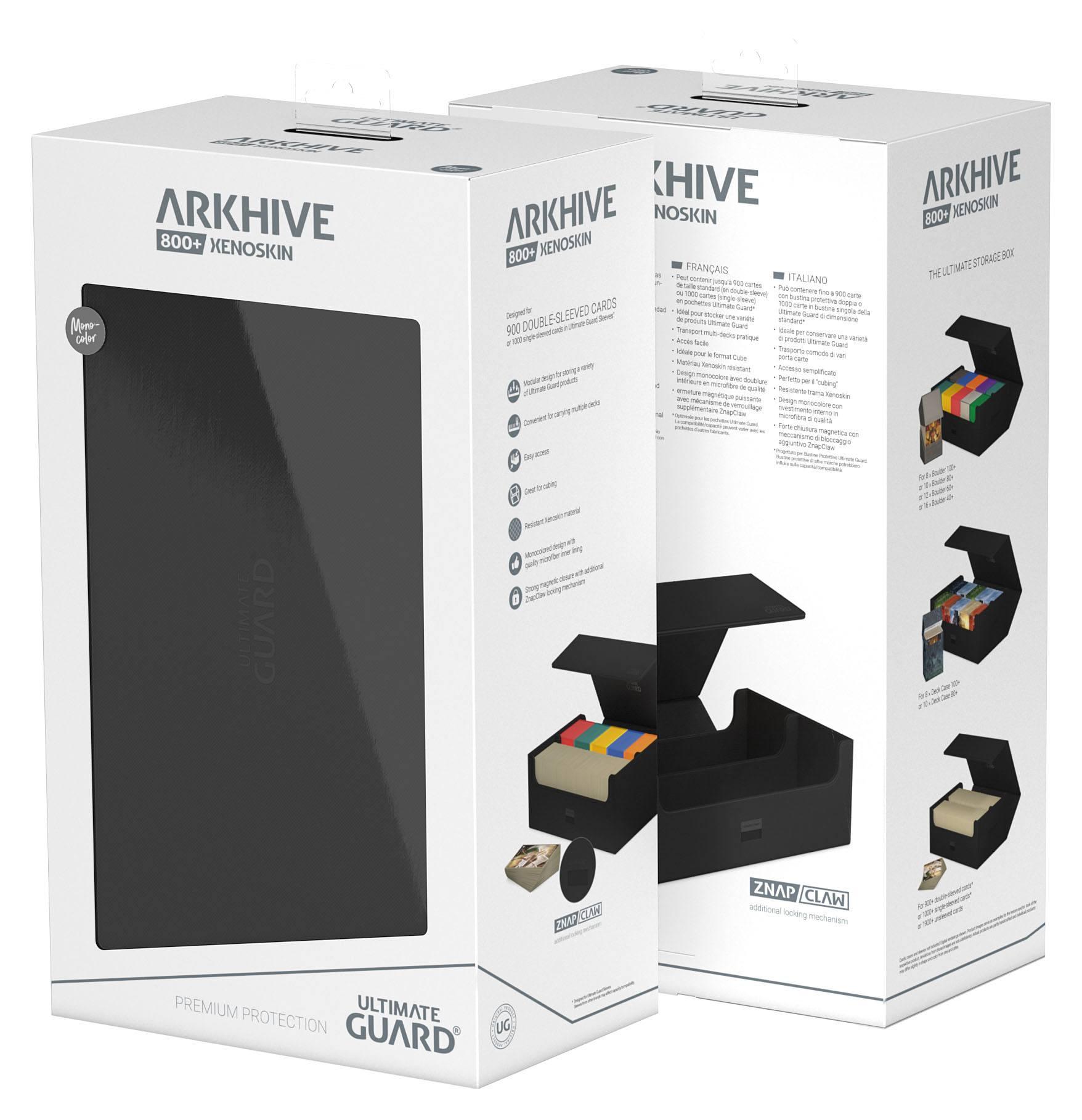 Ultimate Guard Arkhive 800+ XenoSkin Monocolor Schwarz Ultimate Guard Arkhive 800+ XenoSkin Monocolor Schwarz