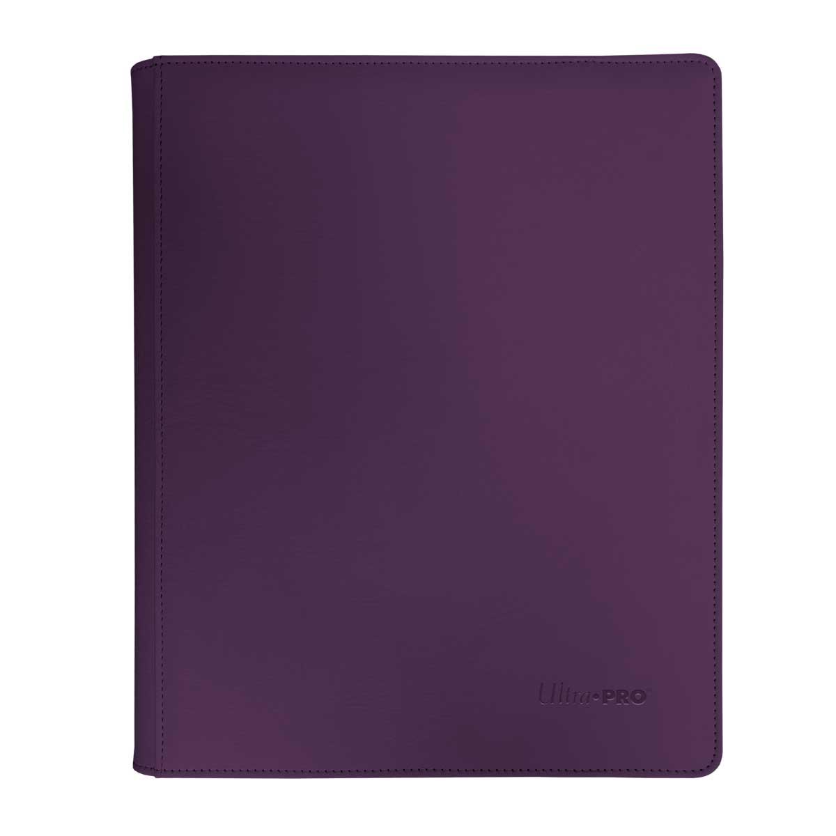 Ultra Pro - Vivid 9-Pocket Zippered PRO-Binder: Midnight Plum Ultra Pro - Vivid 9-Pocket Zippered PRO-Binder: Midnight Plum