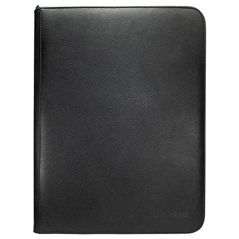 Ultra Pro - Vivid 9-Pocket Zippered PRO-Binder: Black