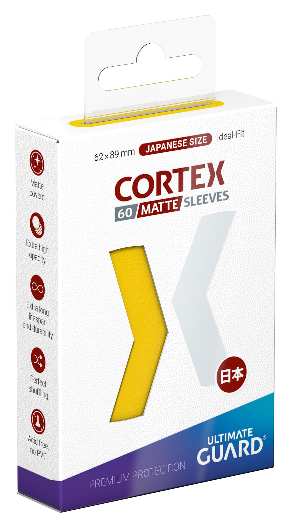 Ultimate Guard Cortex Sleeves Japanese Size Matte Yellow (60) Ultimate Guard Cortex Sleeves Japanese Size Matte Yellow (60)
