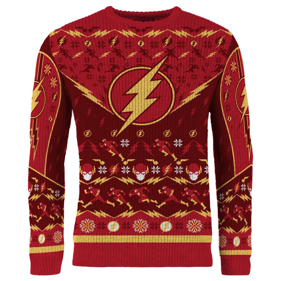 The Flash Christmas Jumper The Flash Christmas Jumper