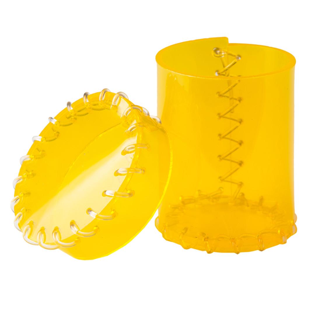Age of Plastic Yellow Dice Cup (PVC) Age of Plastic Yellow Dice Cup (PVC)