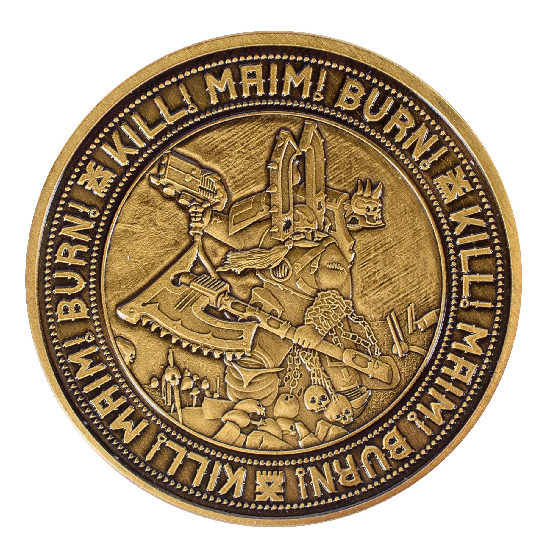 Warhammer 40000 World Eaters Coin