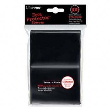 Ultra Pro Deck Protector Sleeves Standard- Black (100) Ultra Pro Deck Protector Sleeves Standard- Black (100)