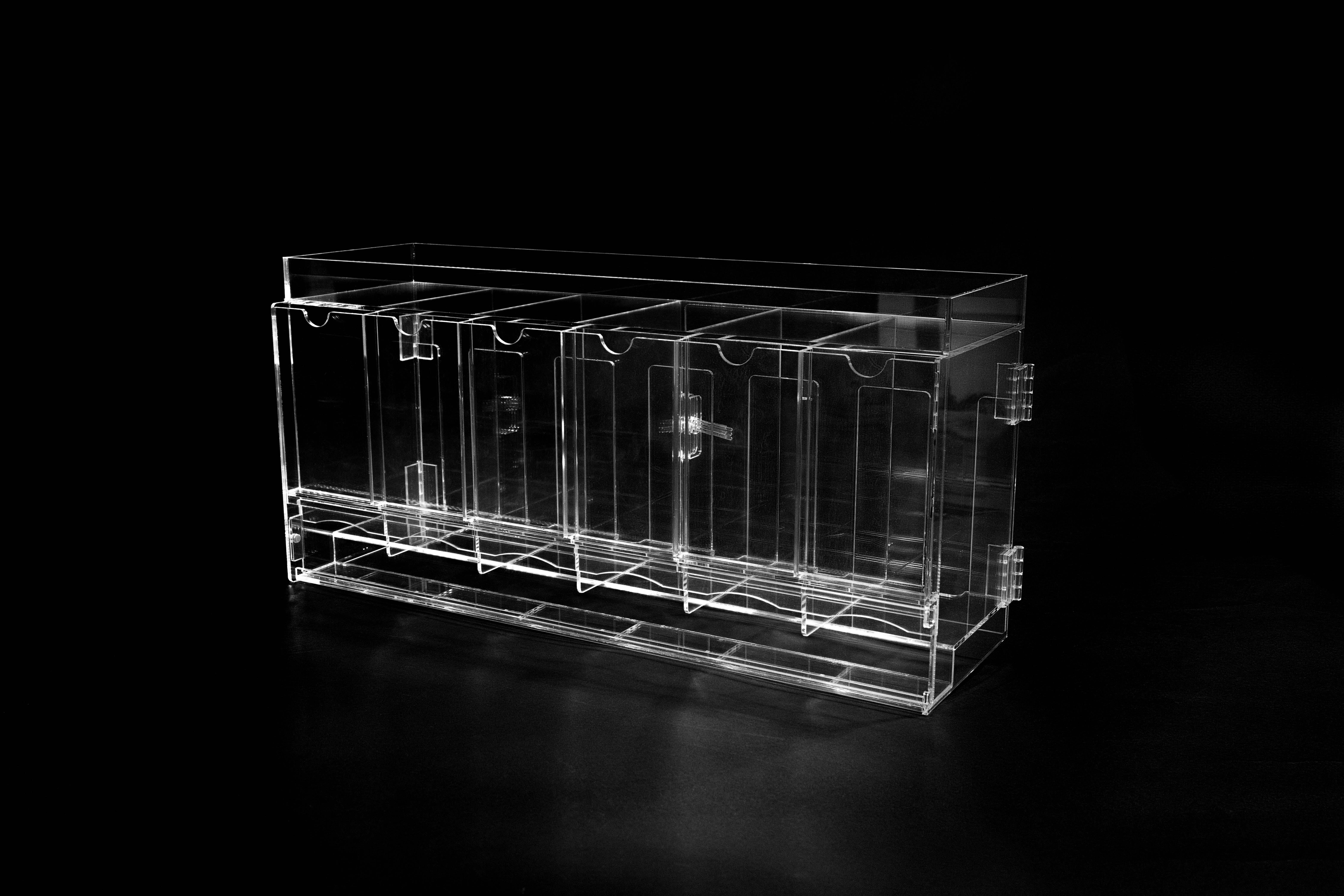 The Acrylic Box - 6 Slot Pack Dispenser 
