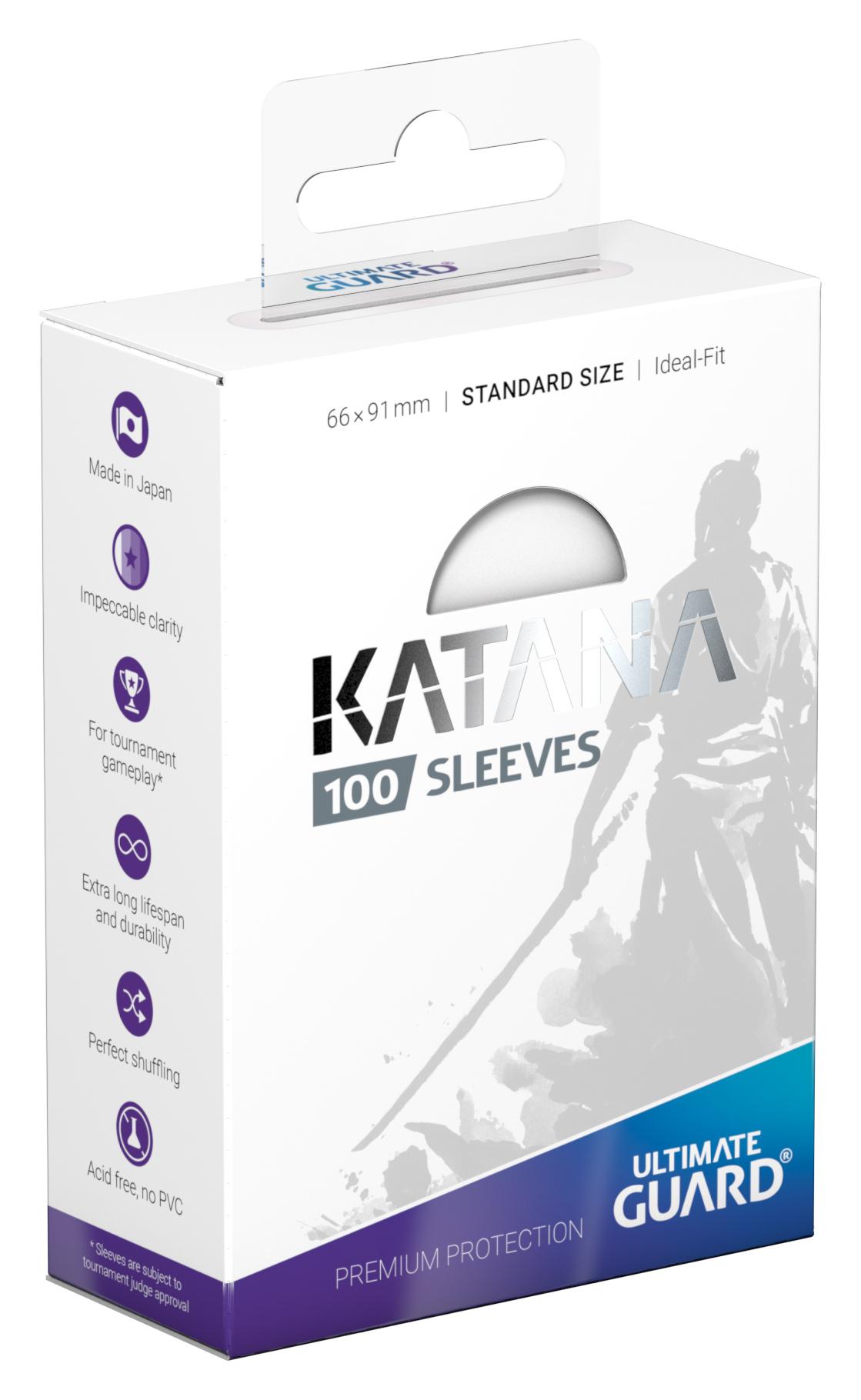 Ultimate Guard Katana Sleeves Standard Size Transparent (100) Ultimate Guard Katana Sleeves Standard Size Transparent (100)