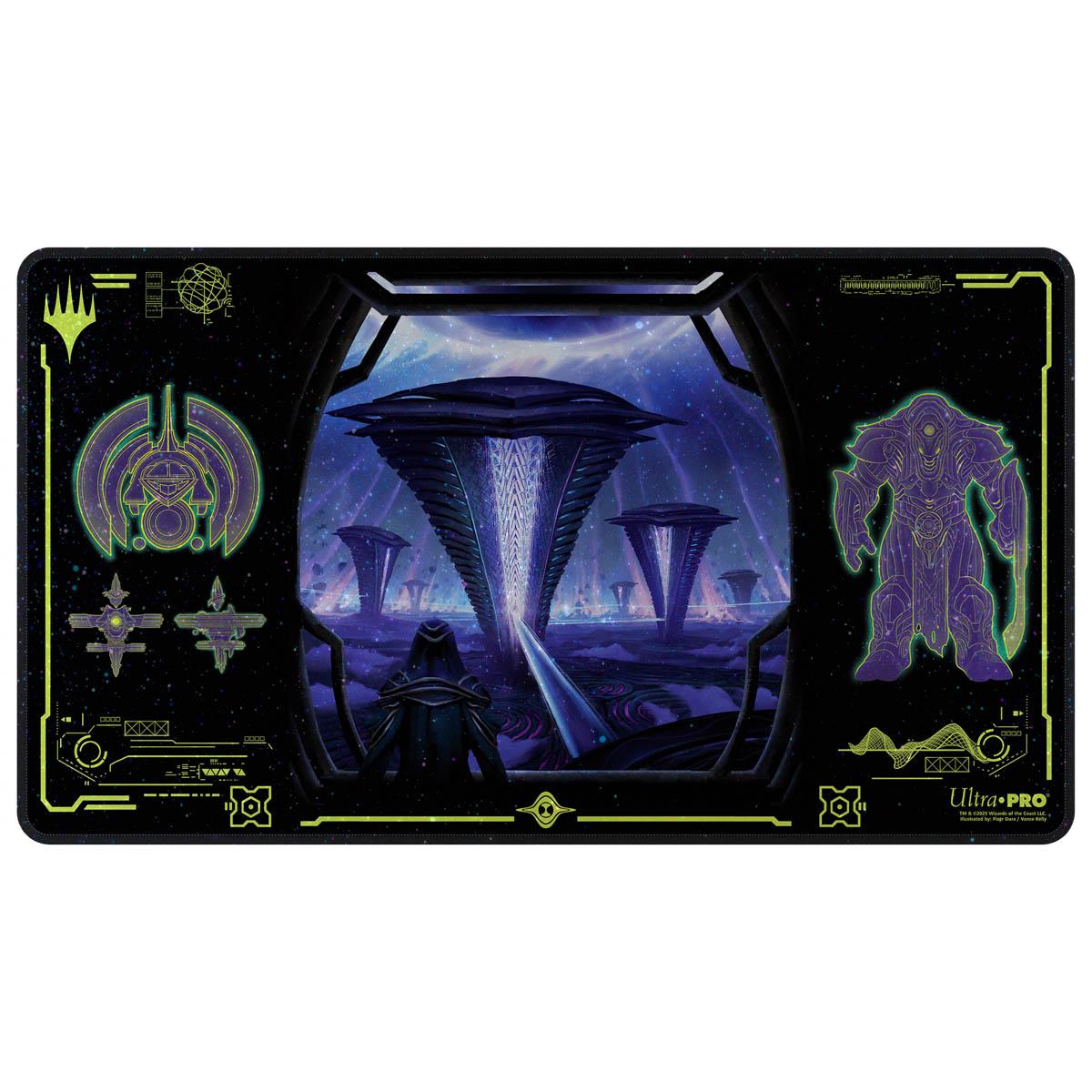 Ultra Pro - Edge of Eternities Holofoil Playmat Black Mythic for Magic: The Gathering