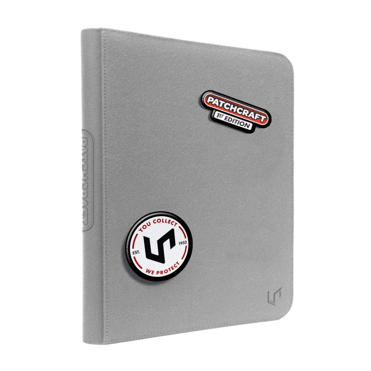 Ultra Pro - PATCHCRAFT - Zippered 9-Pocket PRO-Binder Gray Ultra Pro - PATCHCRAFT - Zippered 9-Pocket PRO-Binder Gray