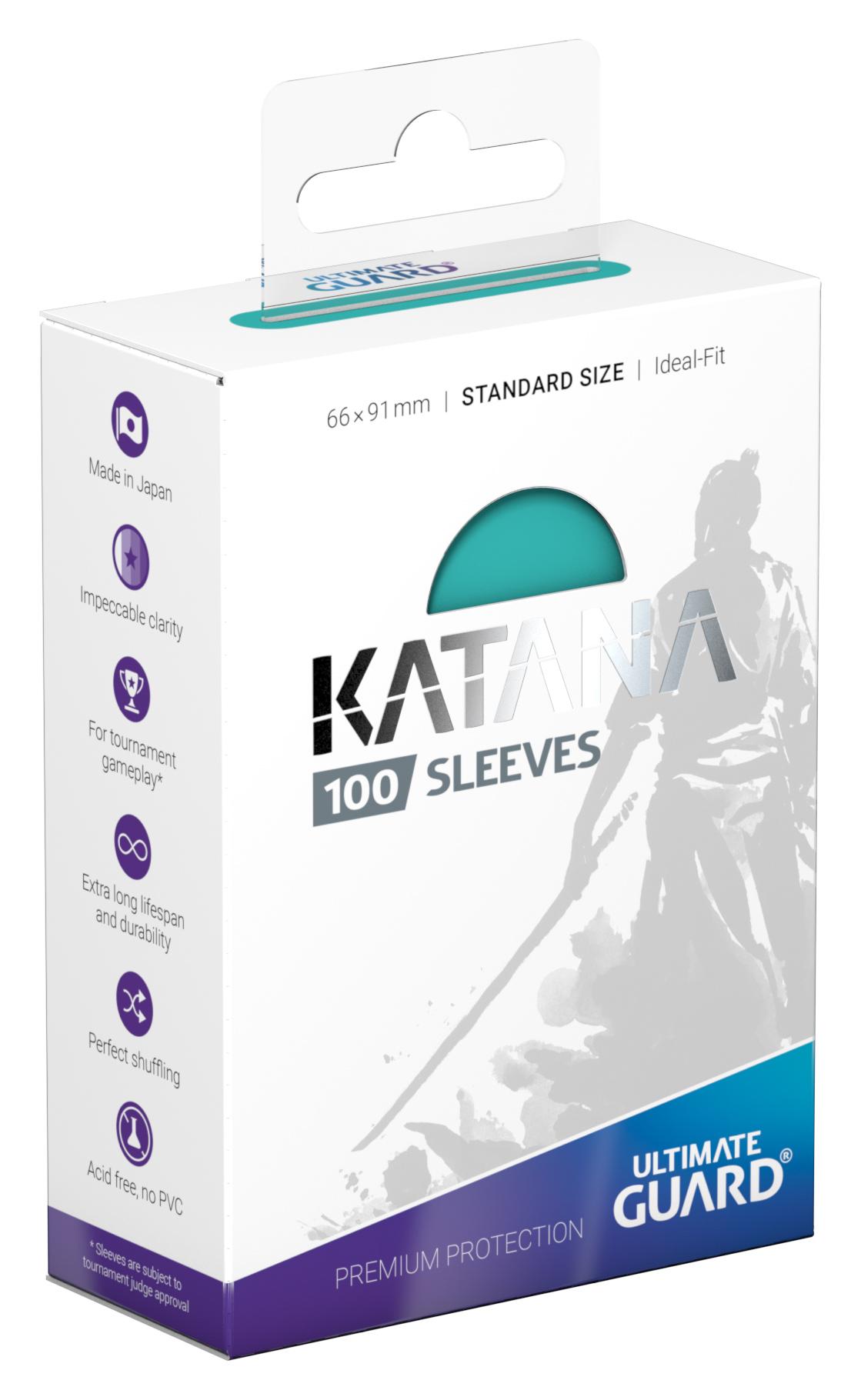 Ultimate Guard Katana Sleeves Standard Size Turquoise (100)