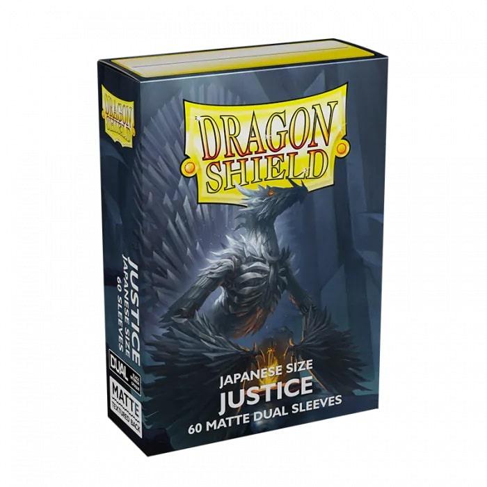 Dragon Shield: Japanese Size Sleeves Matte Dual - Justice (60) Dragon Shield: Japanese Size Sleeves Matte Dual - Justice (60)