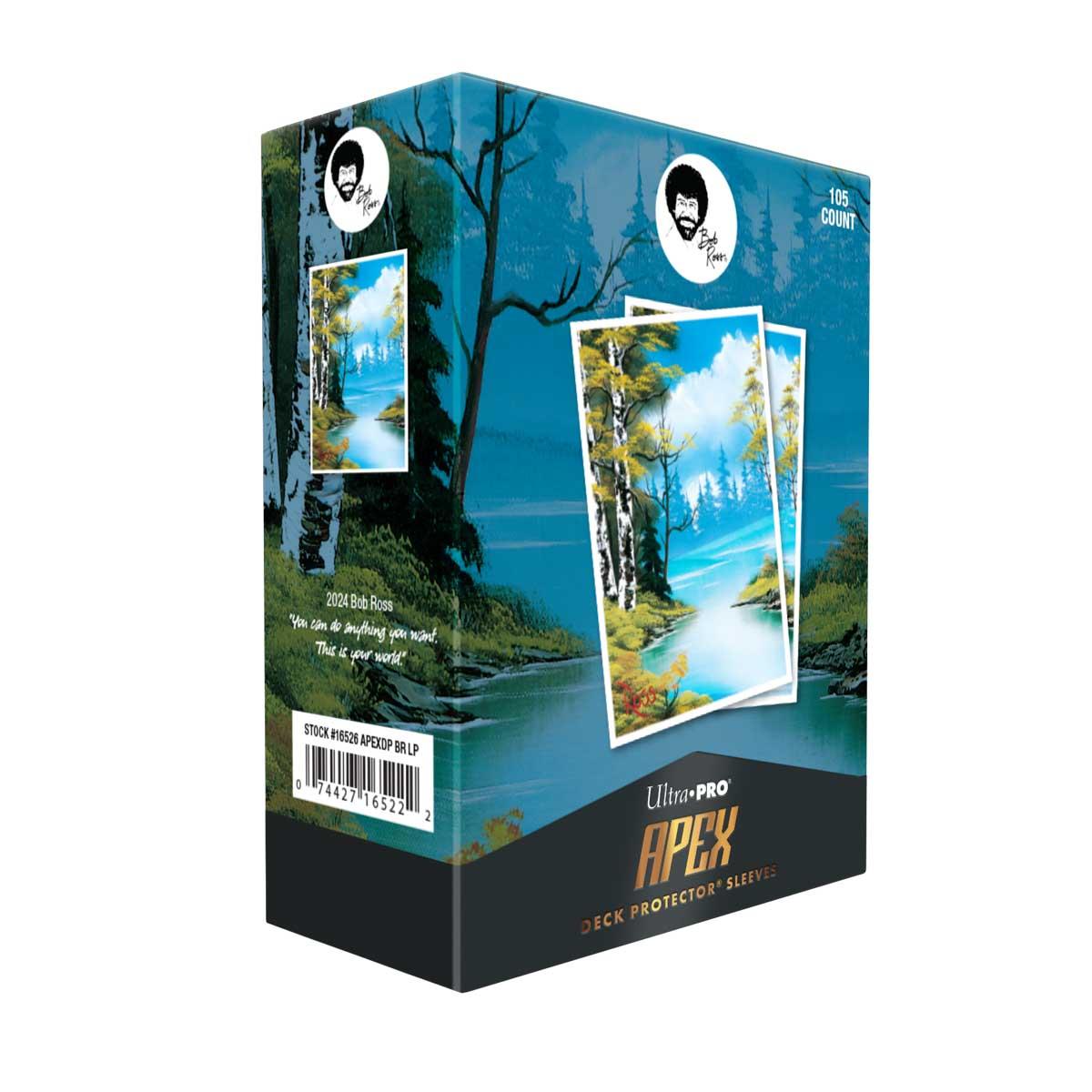 Ultra Pro - Bob Ross Lakeside Path 105ct APEX Deck Protector Sleeves Ultra Pro - Bob Ross Lakeside Path 105ct APEX Deck Protector Sleeves
