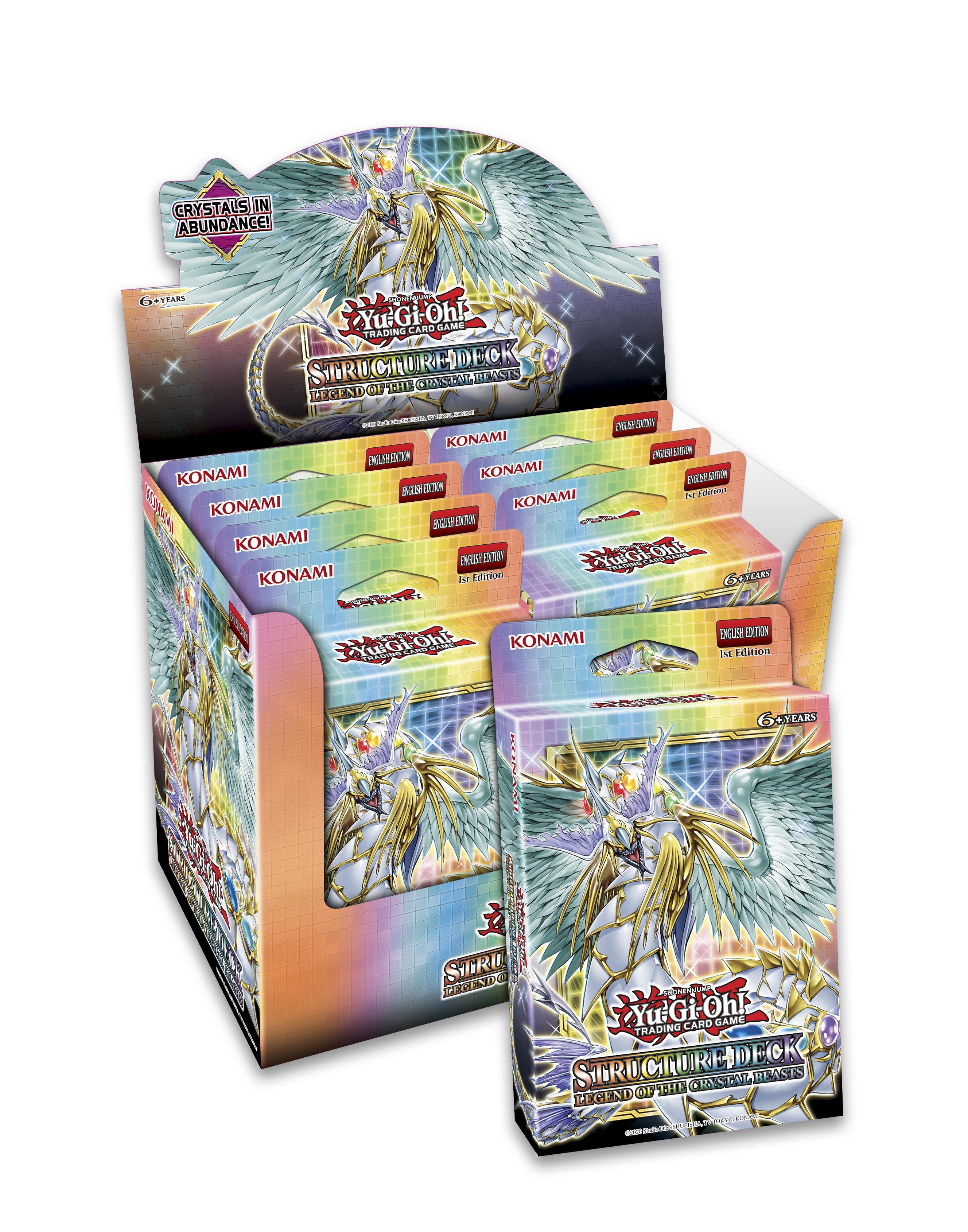 Yu-Gi-Oh! TCG Structure Deck: Legend of the Crystal Beasts Display (8) EN