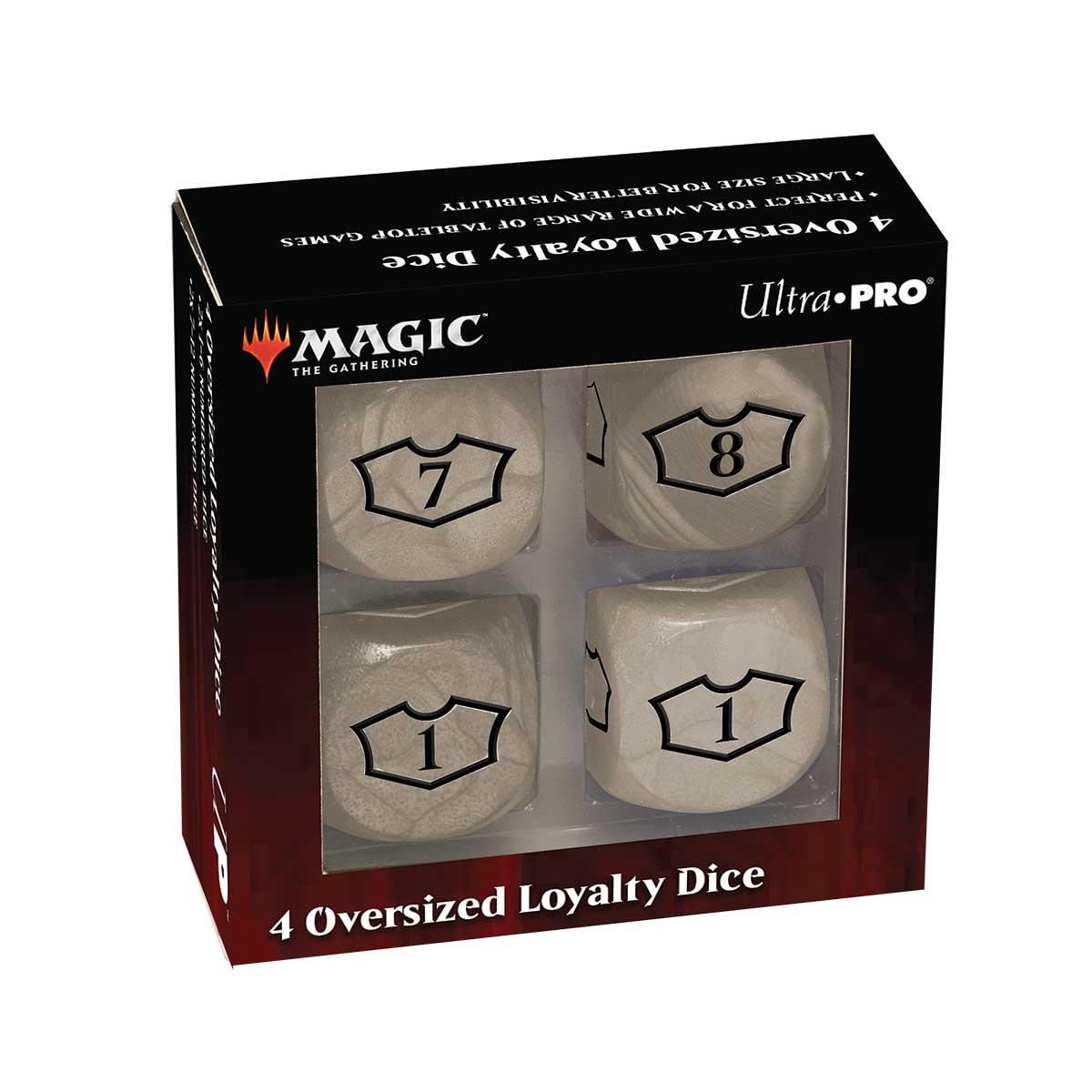 UP - Deluxe 22MM Plains Loyalty Dice Set with 7-12 for Magic: The Gathering