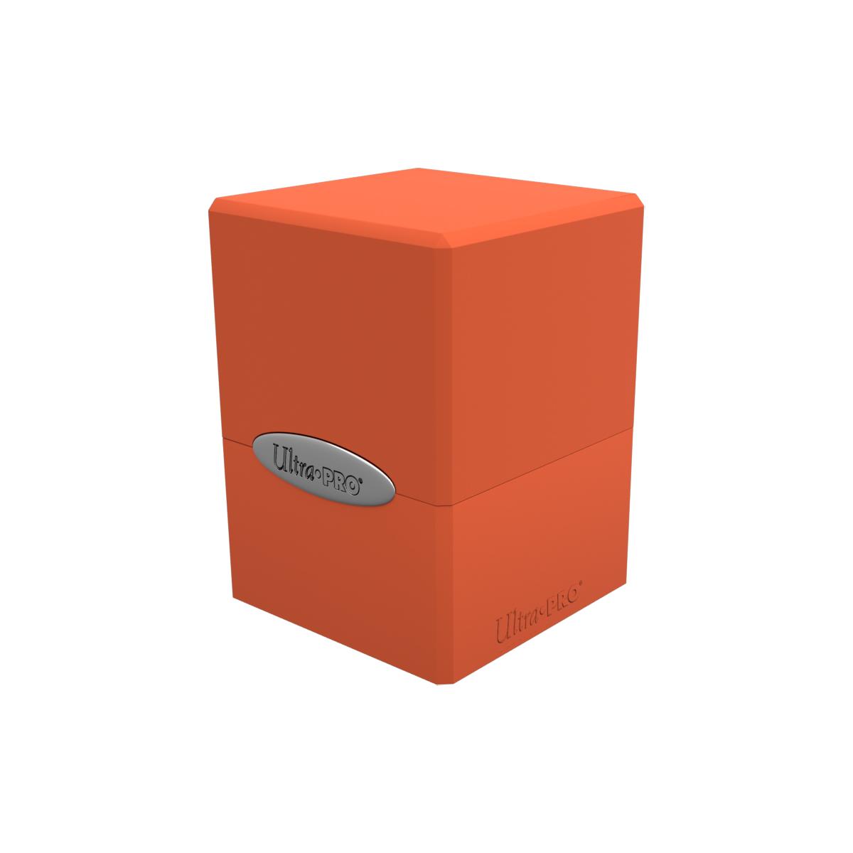 Satin Cube - Pumpkin Orange Satin Cube - Pumpkin Orange
