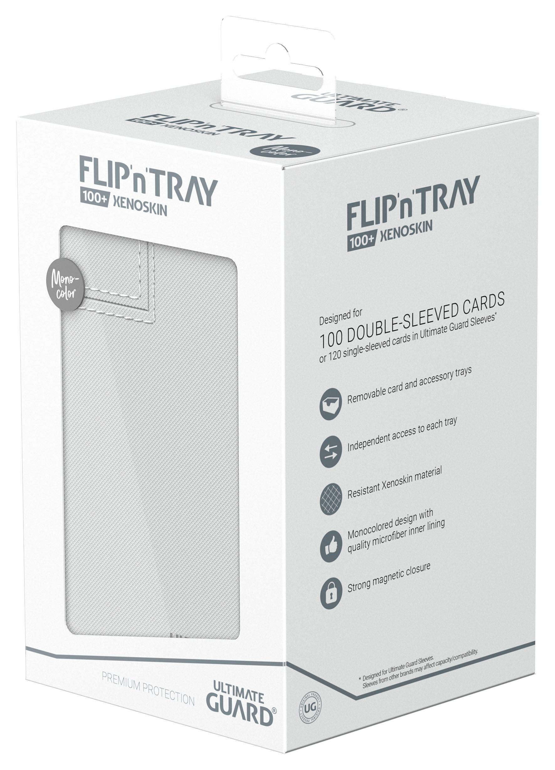 Ultimate Guard Flip'n'Tray 100+ XenoSkin Monocolor Weiß