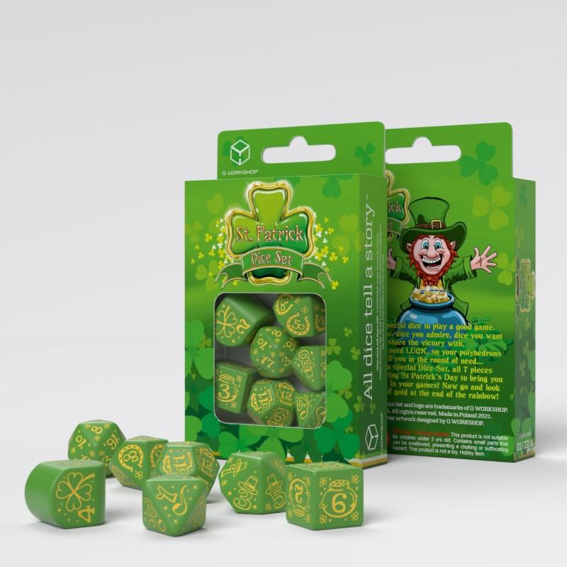 St. Patrick Dice Set - The Lucky Charm (7) St. Patrick Dice Set - The Lucky Charm (7)