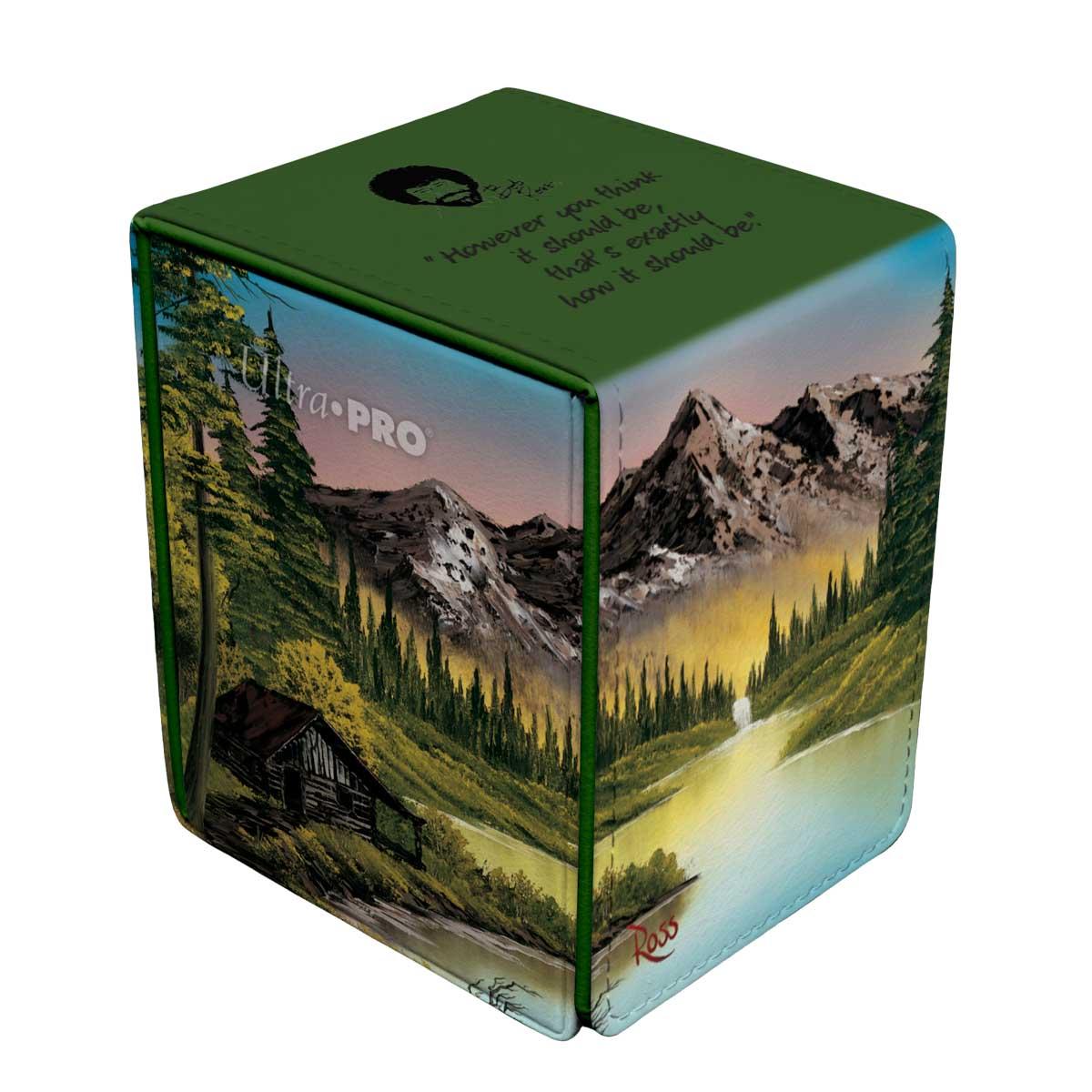 Ultra Pro - Bob Ross: Mountain Retreat Alcove Flip Deck Box
