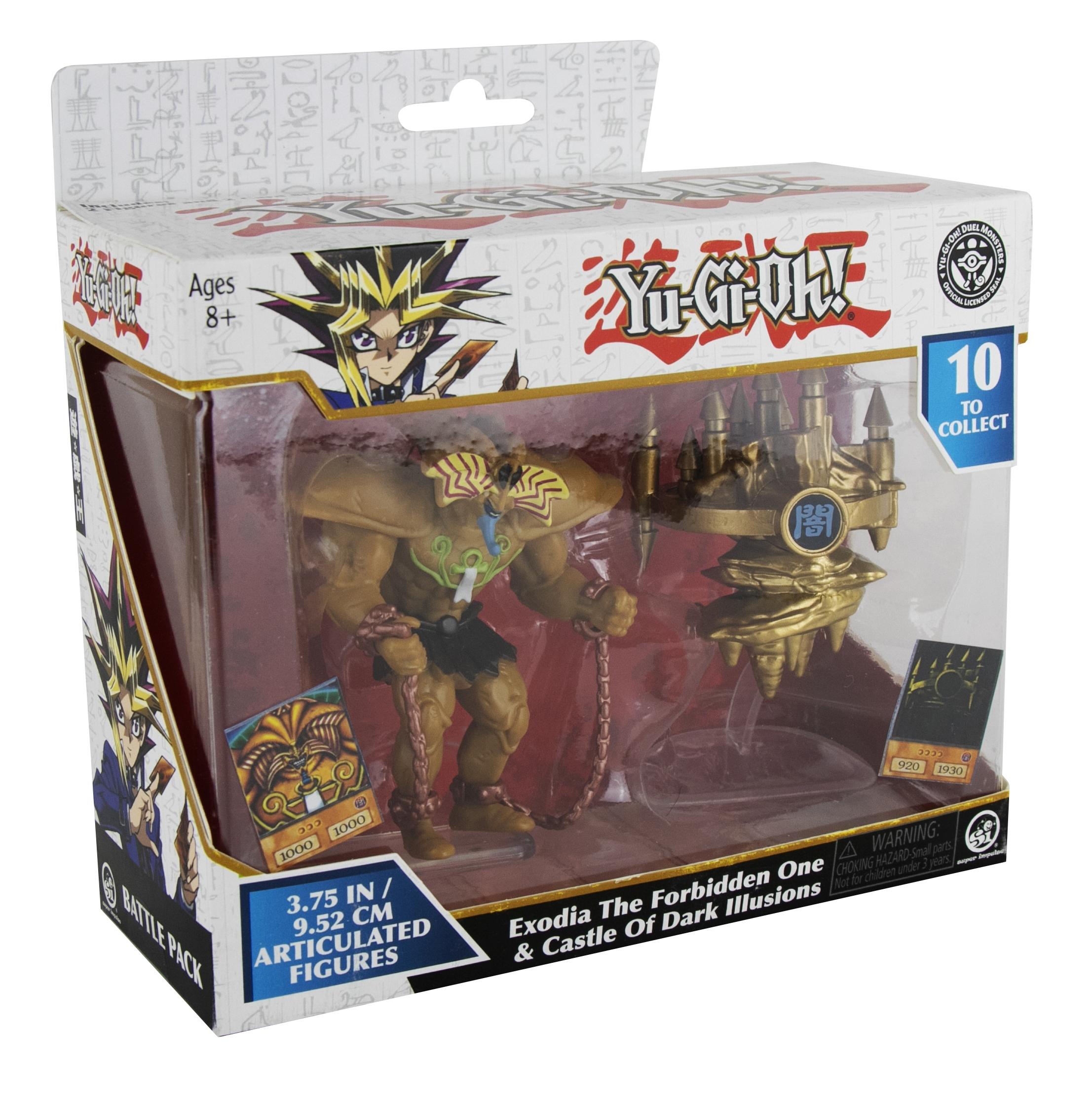 YU-GI-OH - BATTLE FIGURE 2 PACK  CASTLE OF DARK VS EXODIA 