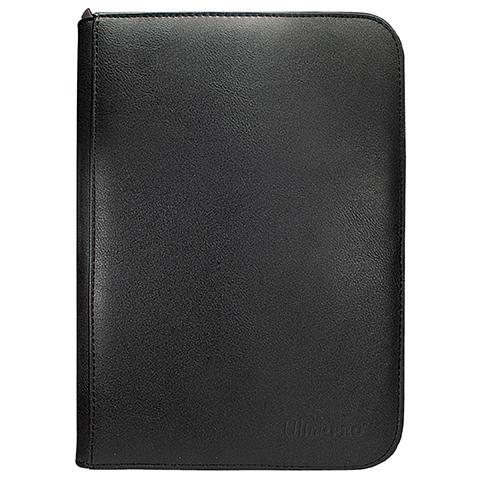 Ultra Pro - Vivid 4-Pocket Zippered PRO-Binder: Black Ultra Pro - Vivid 4-Pocket Zippered PRO-Binder: Black