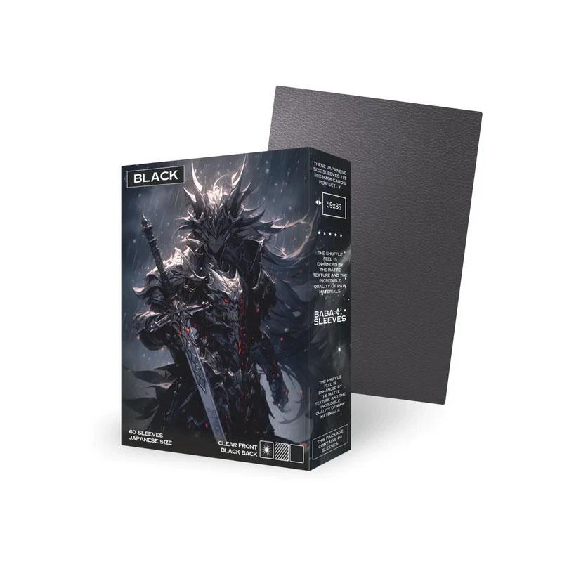 Baba Sleeves Matte Black / Schwarze Hüllen Japan Size (60)