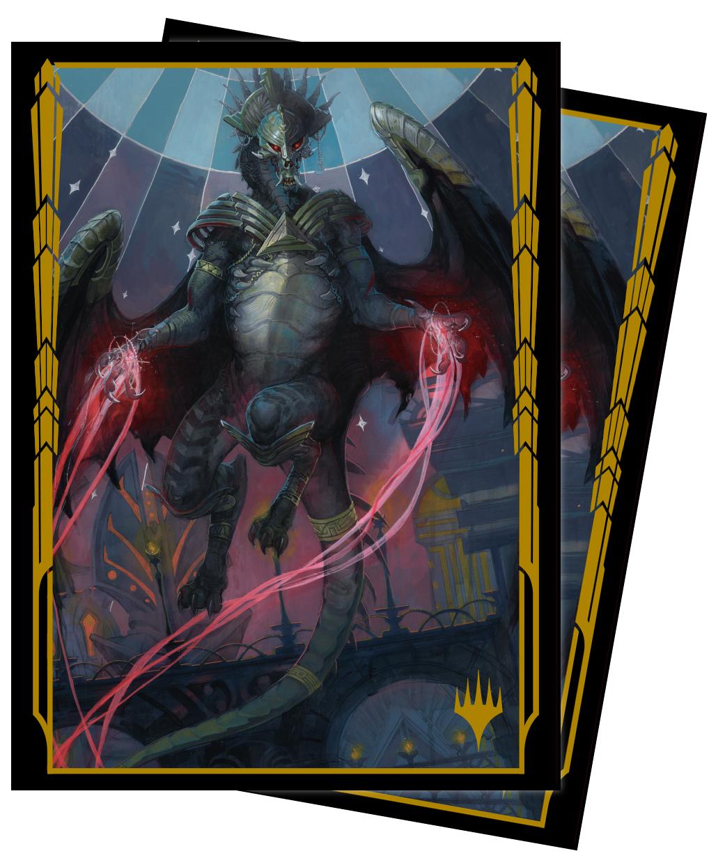UP - Magic: The Gathering Streets of New Capenna 100 Sleeves featuring Ziatora, the Incinerator