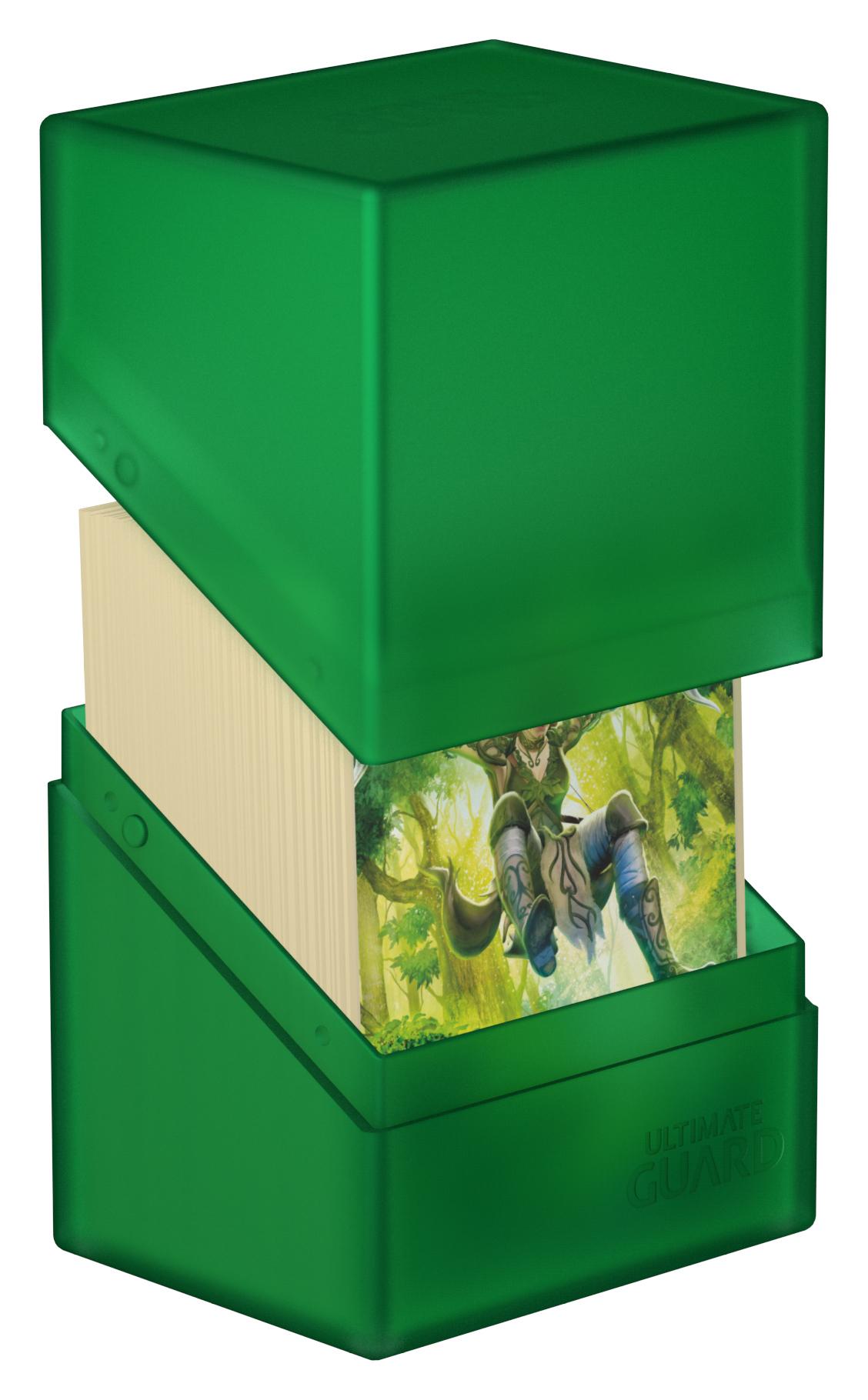 Ultimate Guard - Boulder Deck Case 80+ Standardgröße Emerald