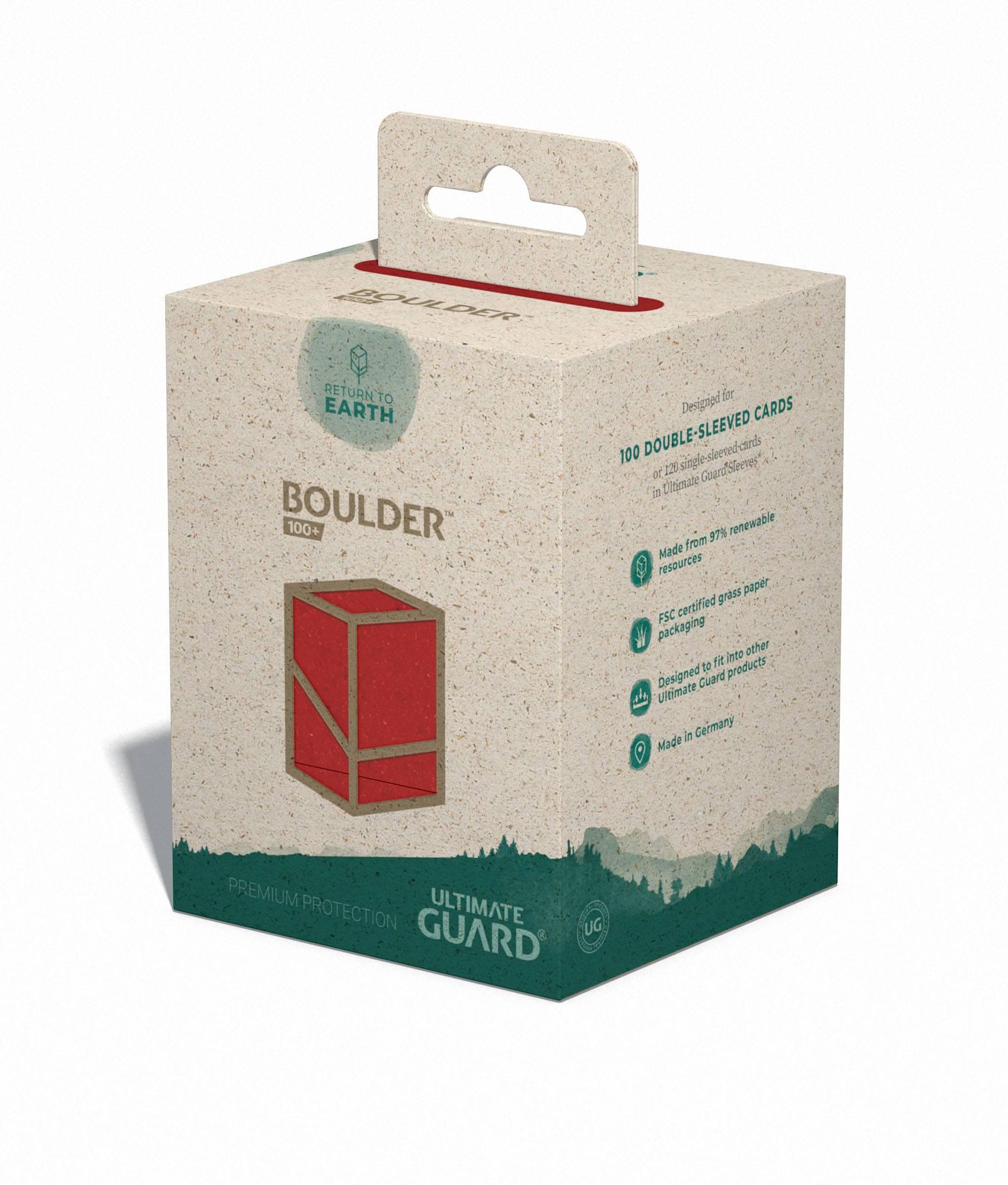 Ultimate Guard - Return To Earth Boulder Deck Case 100+ Standard Size Rot Ultimate Guard - Return To Earth Boulder Deck Case 100+ Standard Size Rot