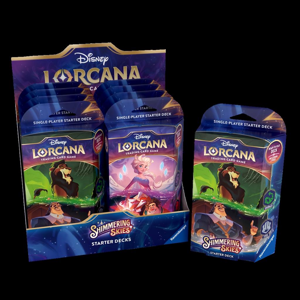 Disney Lorcana - Shimmering Skies: Starter Deck Display (8) EN