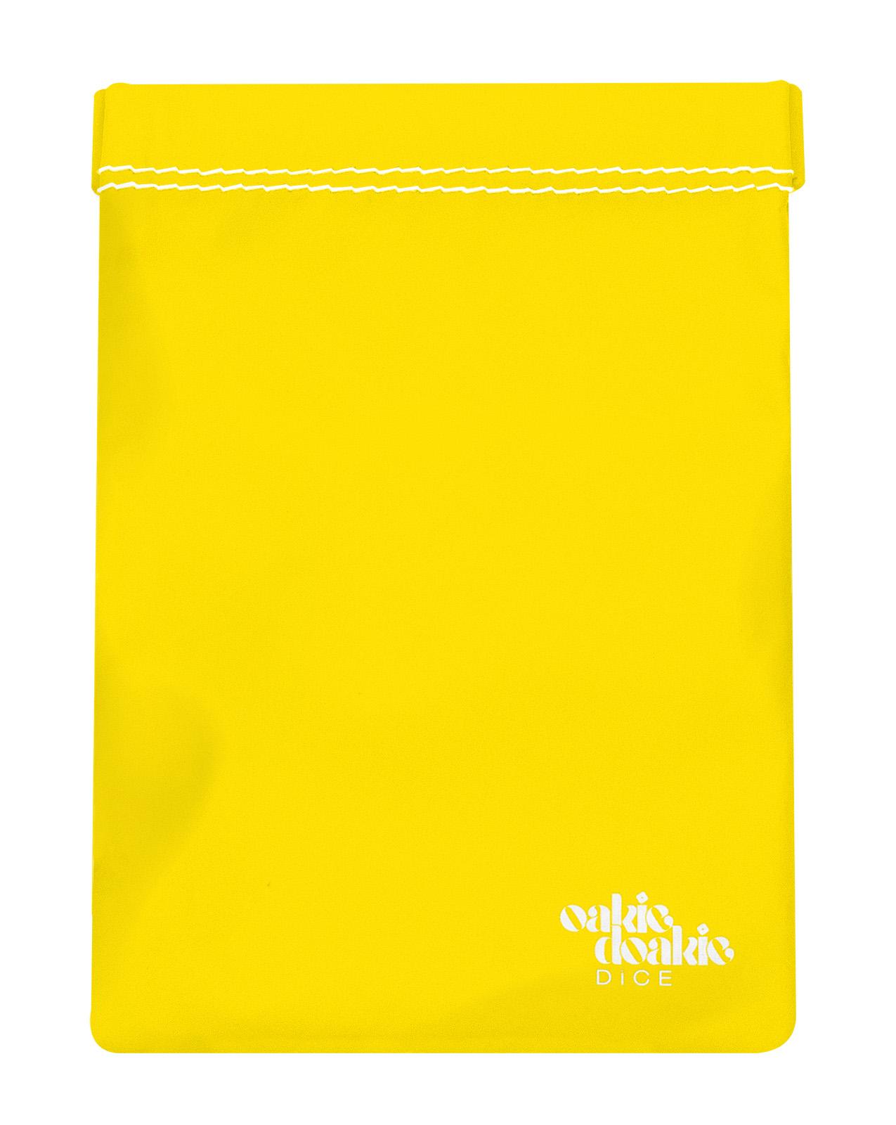 Oakie Doakie Dice Würfelbeutel groß - gelb
