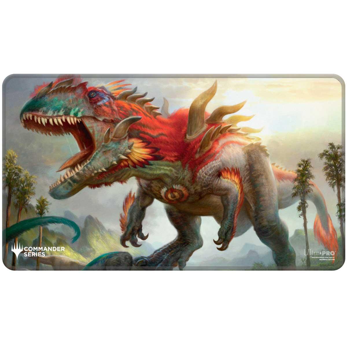 Ultra Pro Commander Series - Release 4 - Three Color Shard - Q4 2024 Stitched Edge Playmat Gishath for Magic: The Gathering