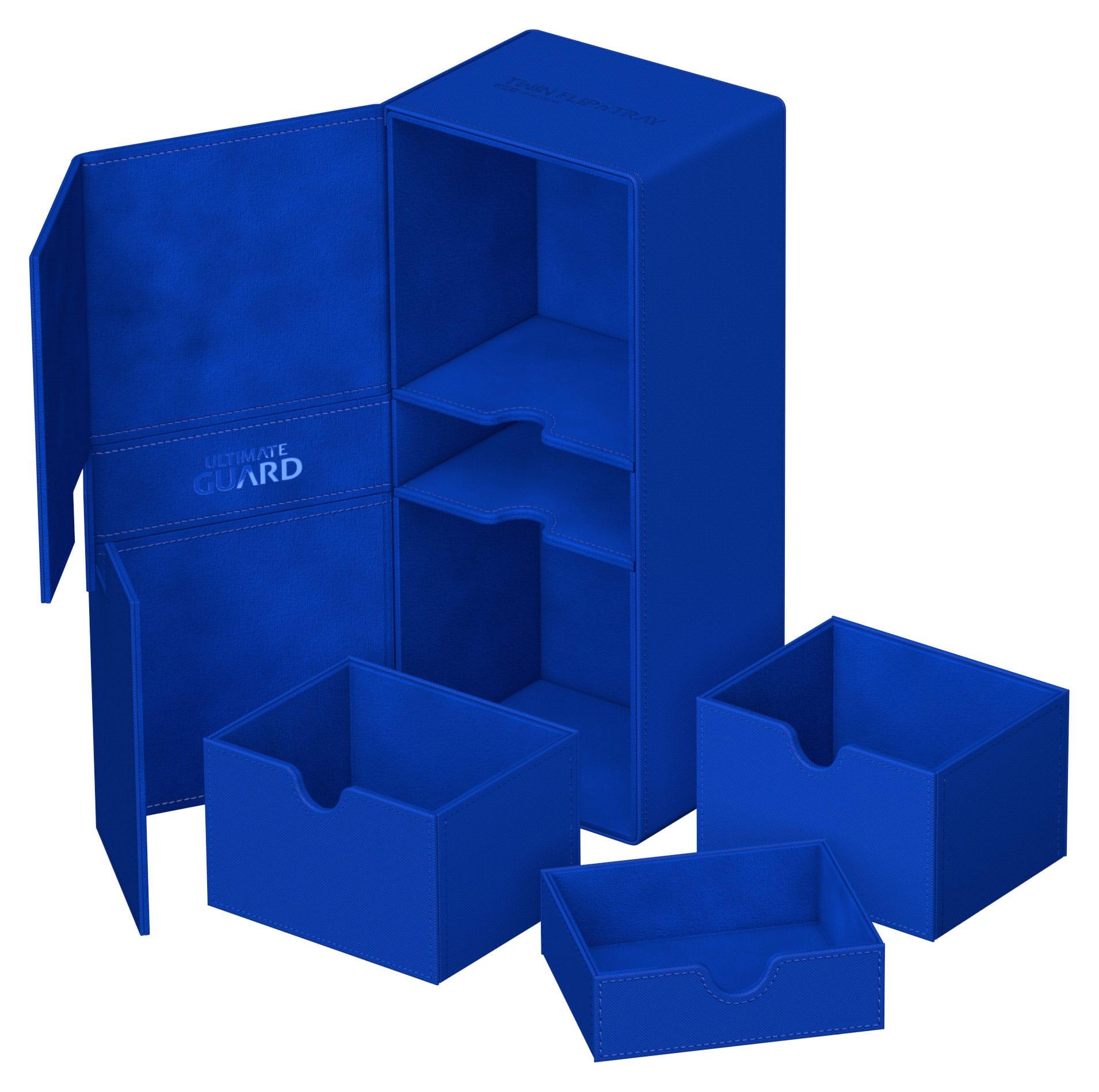 Ultimate Guard Twin Flip'n'Tray 266+ Xenoskin Blau Ultimate Guard Twin Flip'n'Tray 266+ Xenoskin Blau