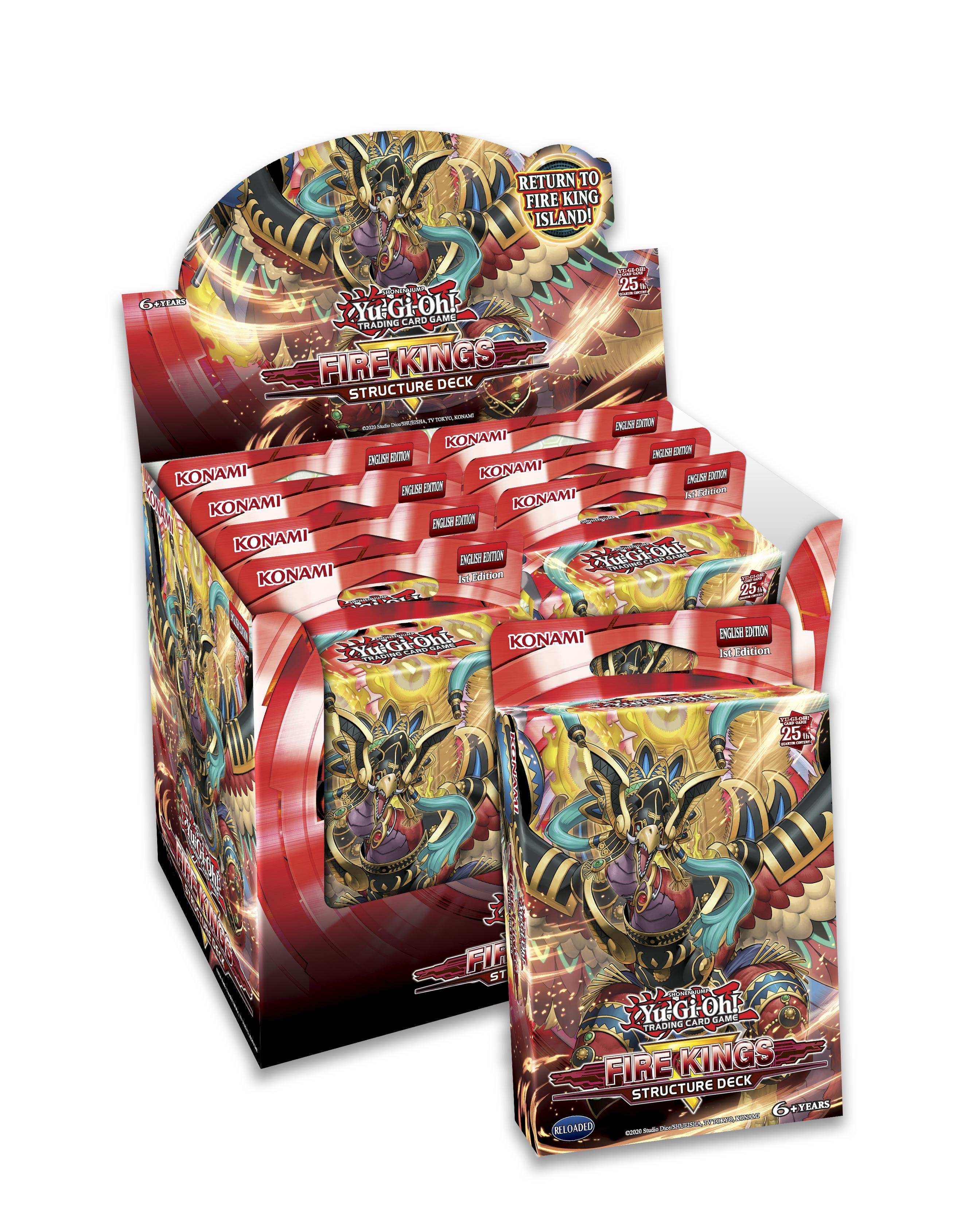 Yu-Gi-Oh! TCG Structure Deck: Revamped: The Fire Kings Display (8) EN *Reprint 