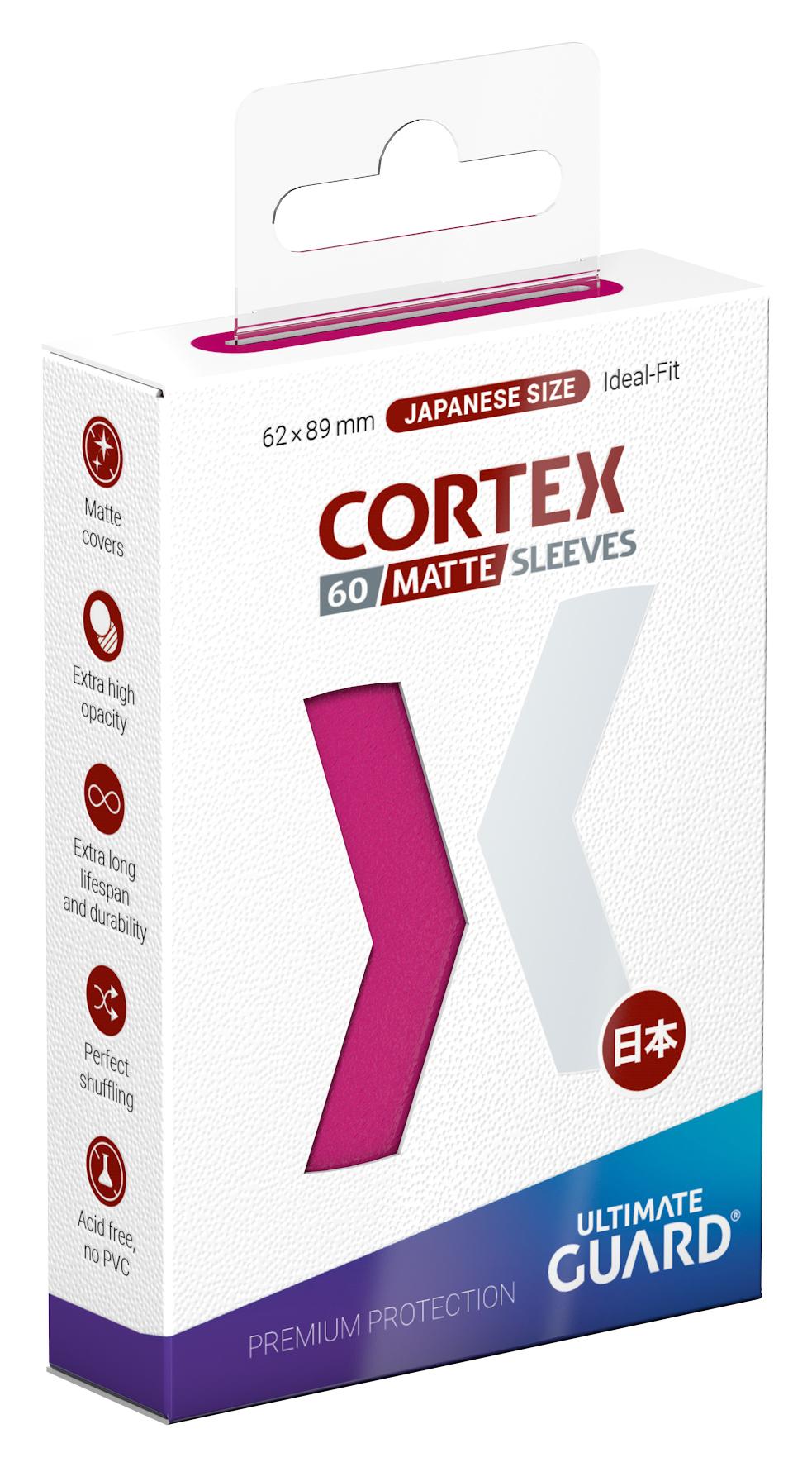 Ultimate Guard Cortex Sleeves Japanese Size Matte Pink (60) Ultimate Guard Cortex Sleeves Japanese Size Matte Pink (60)